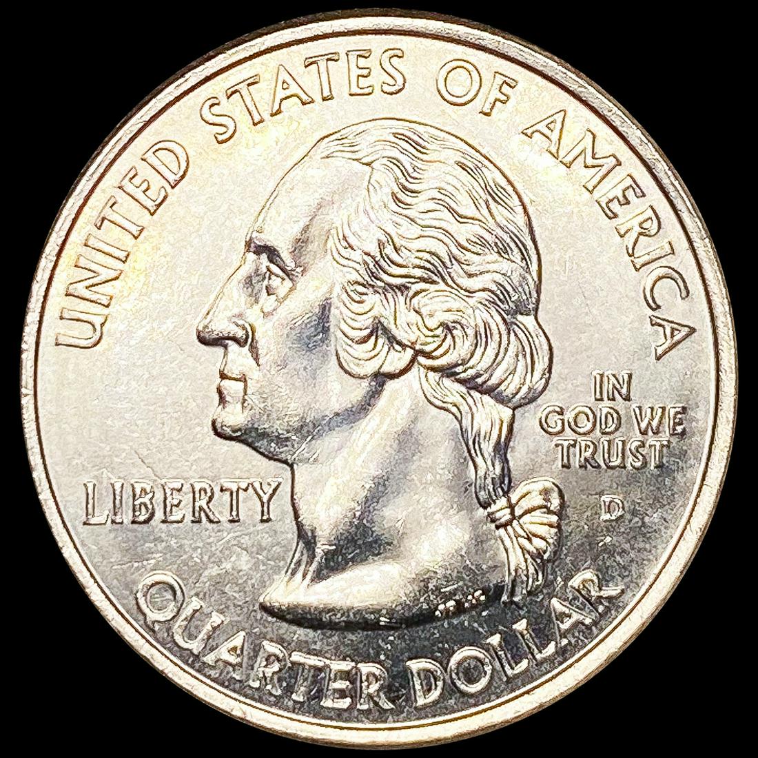 2004-D Low Leaf Washington Silver Quarter UNC (1 of 2)