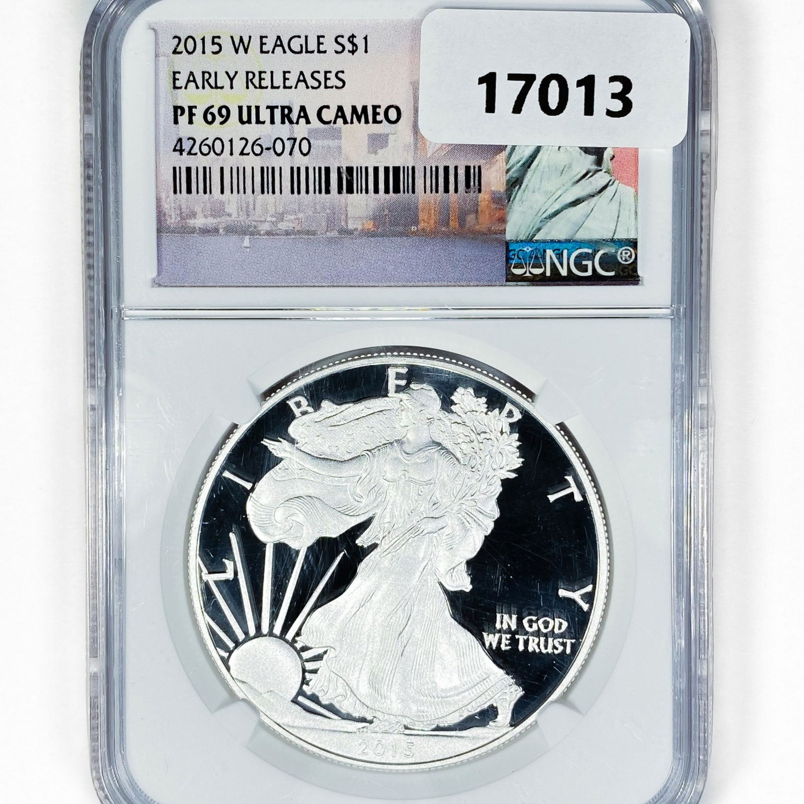 2015-W American Silver Eagle NGC PF69 UC (1 of 2)