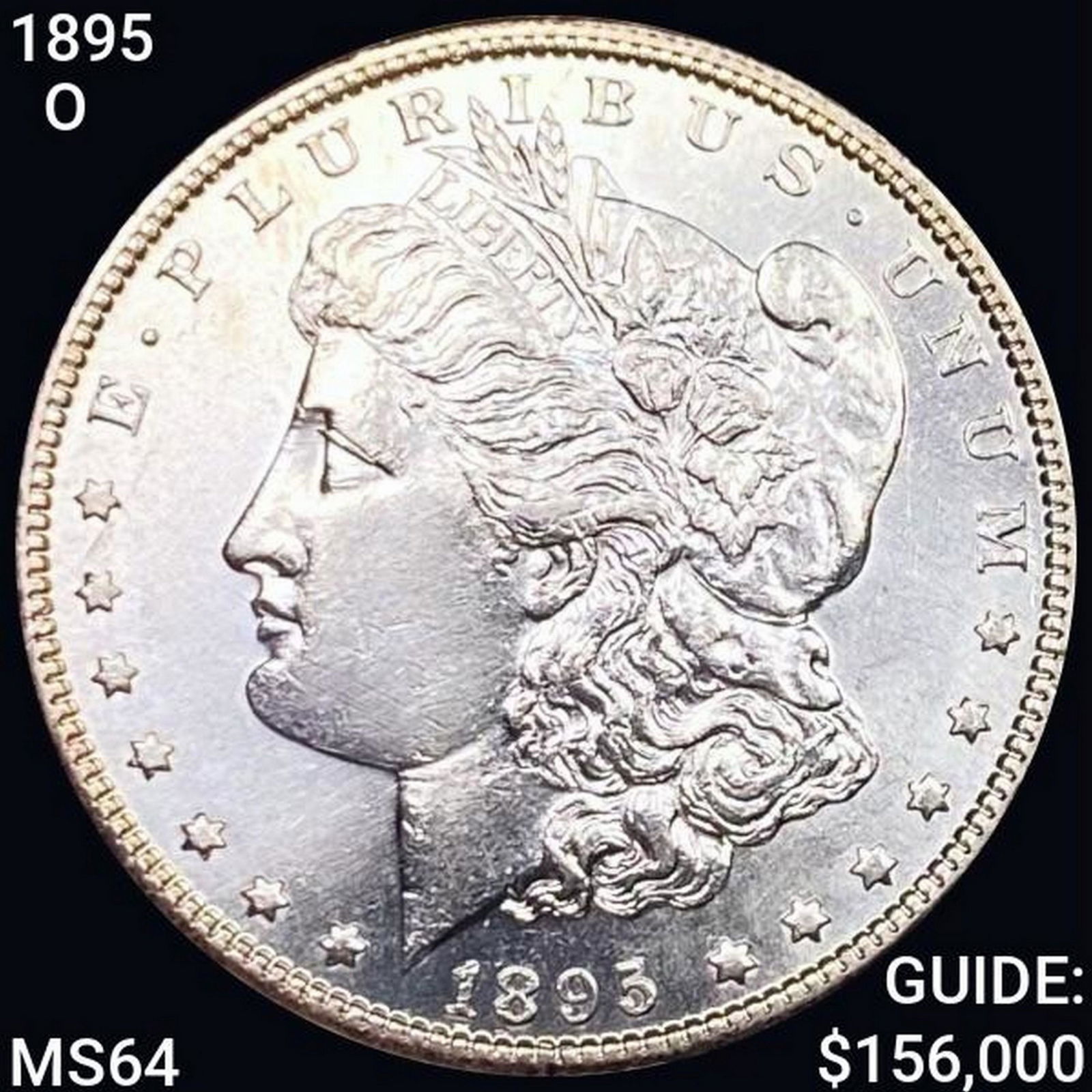 1895-O Morgan Silver Dollar CHOICE BU (1 of 2)