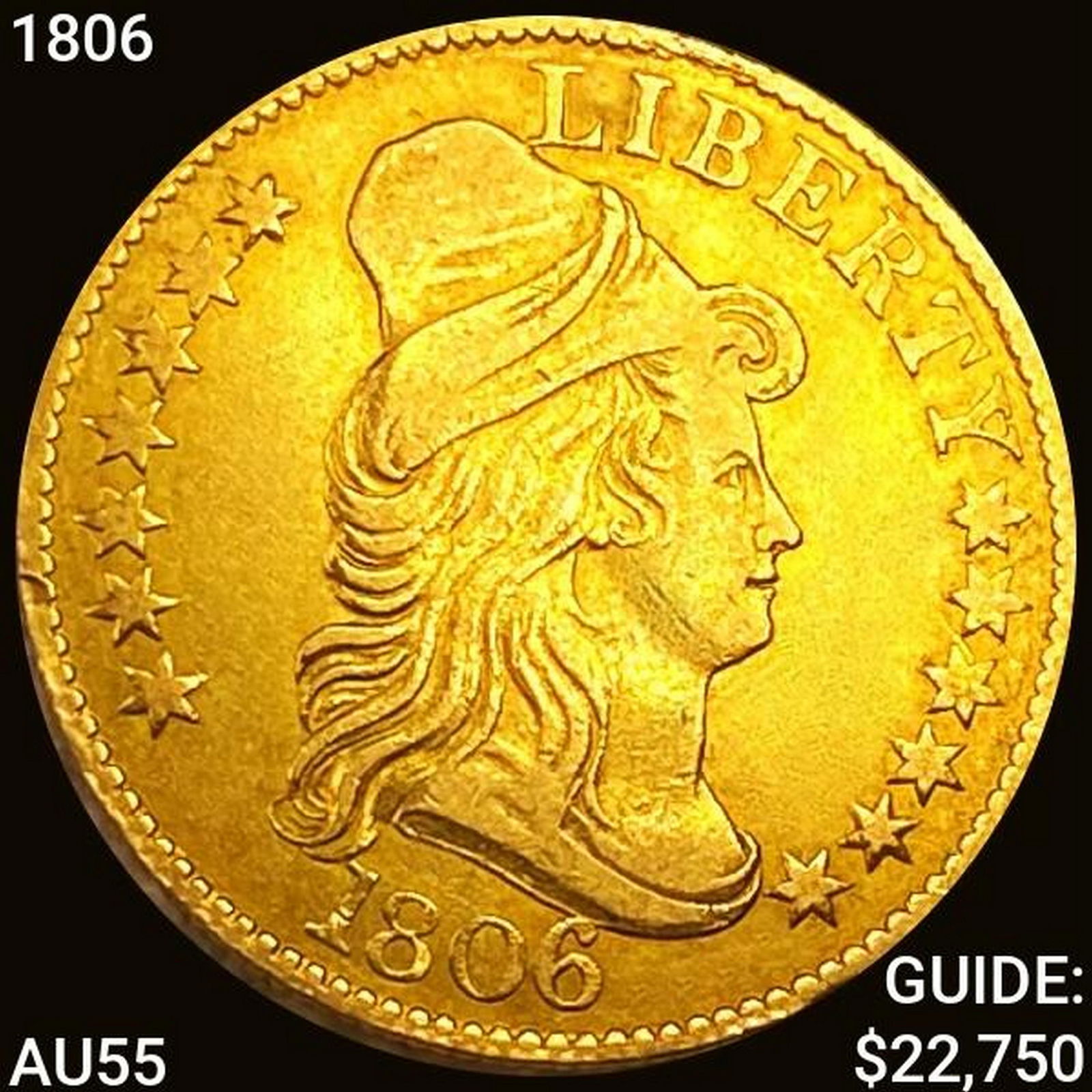 1806 $5 Gold Half Eagle CHOICE AU (1 of 2)