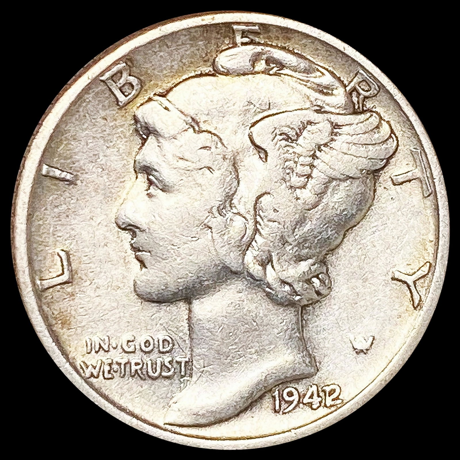 1942/41 Mercury Dime ABOUT UNCIRCULATED (1 of 2)