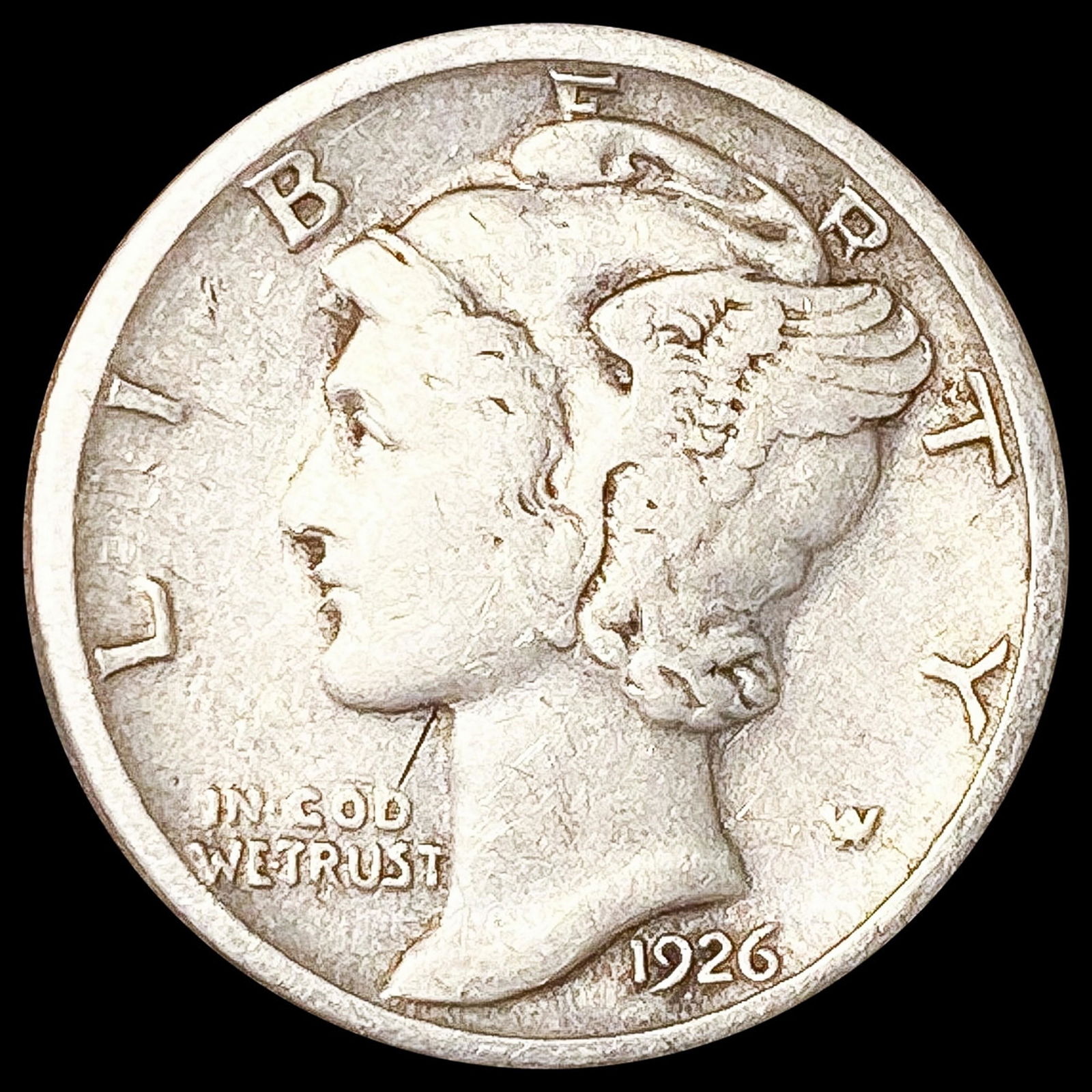 1926-S Mercury Dime NEARLY UNCIRCULATED (1 of 2)