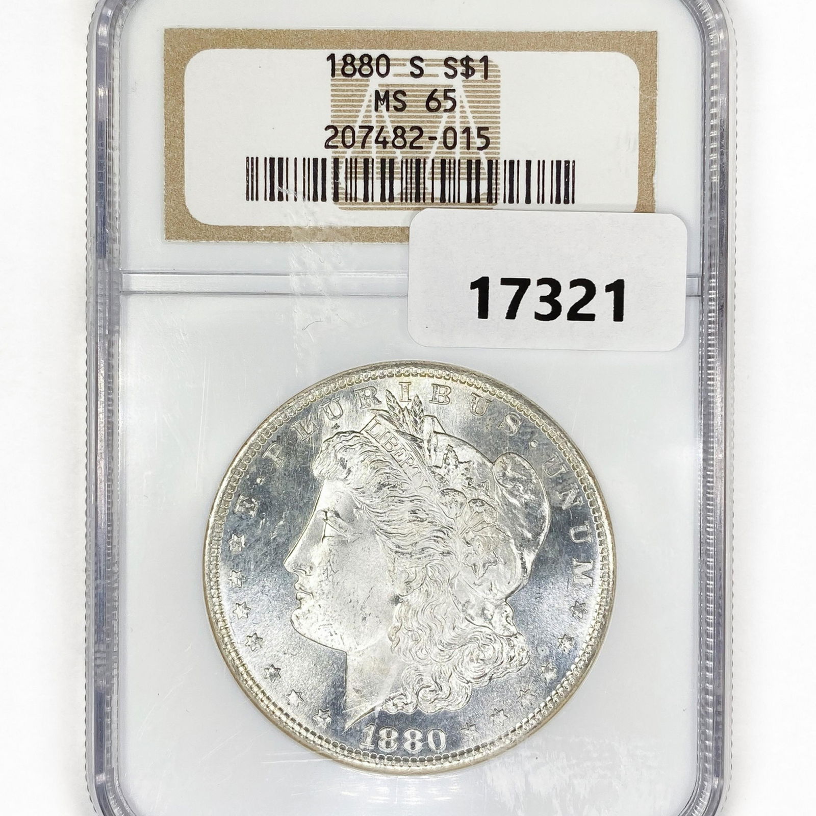1880-S Morgan Silver Dollar NGC MS65 (1 of 2)