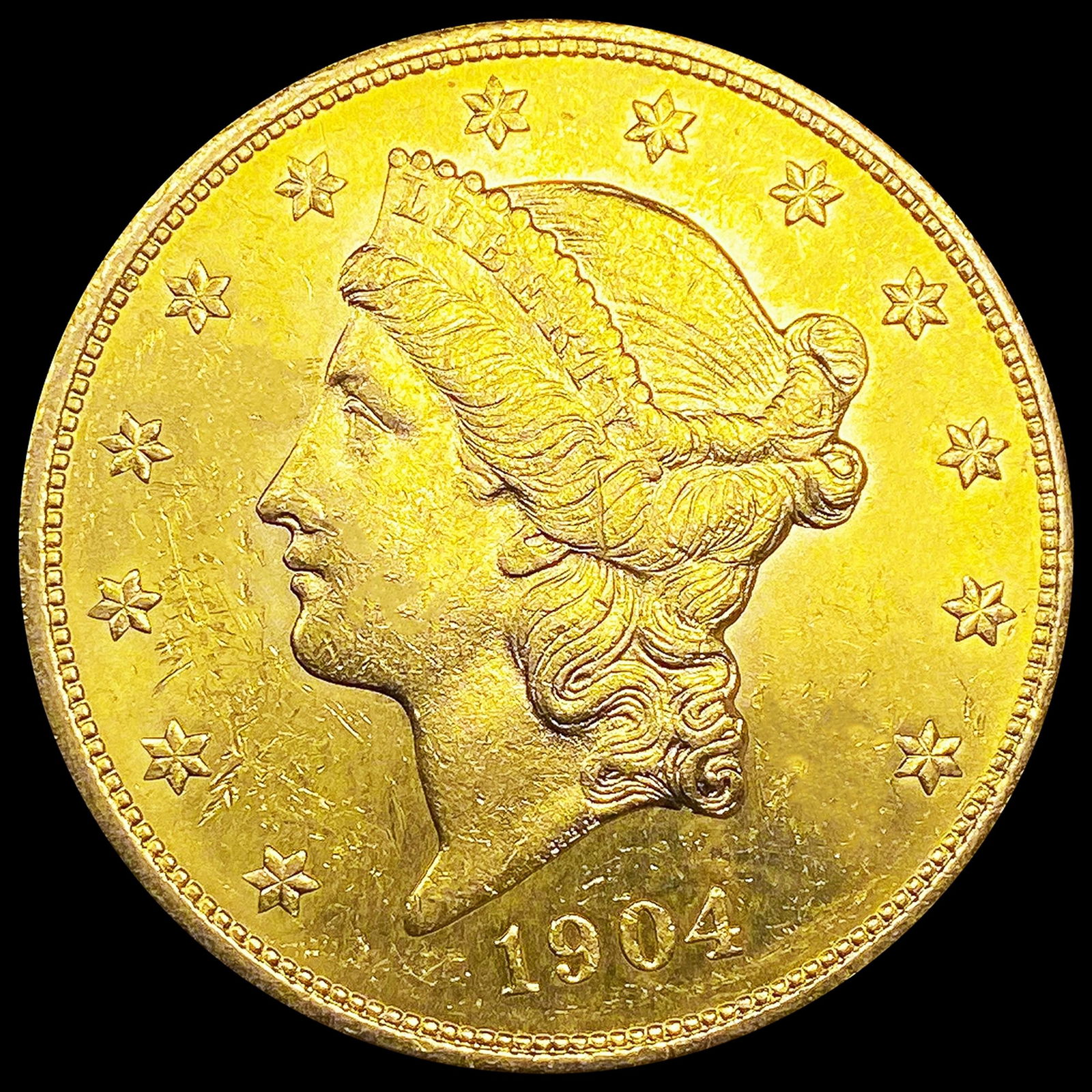 1904 $20 Gold Double Eagle UNCIRCULATED (1 of 2)