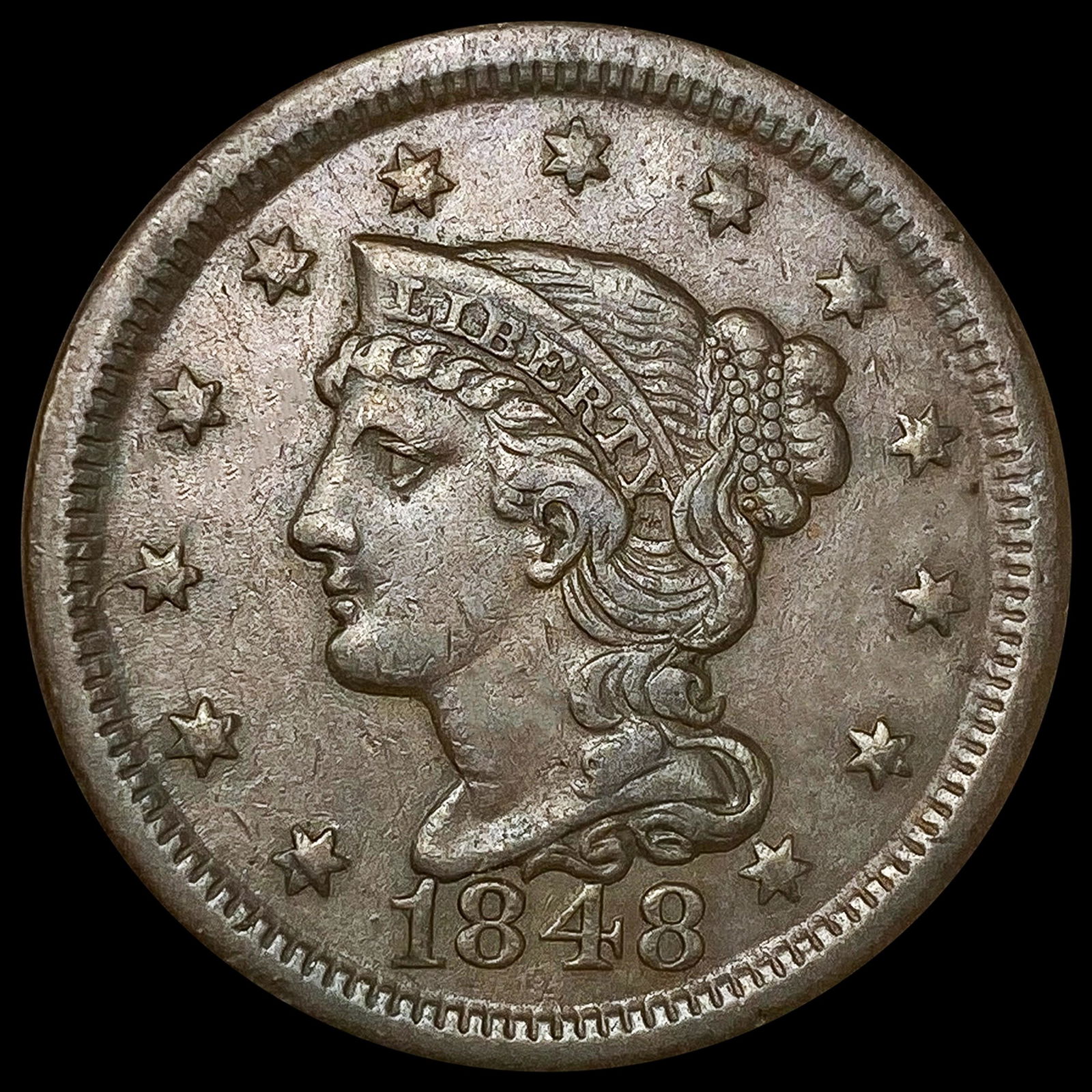1848 Large Cent CLOSELY UNCIRCULATED (1 of 2)
