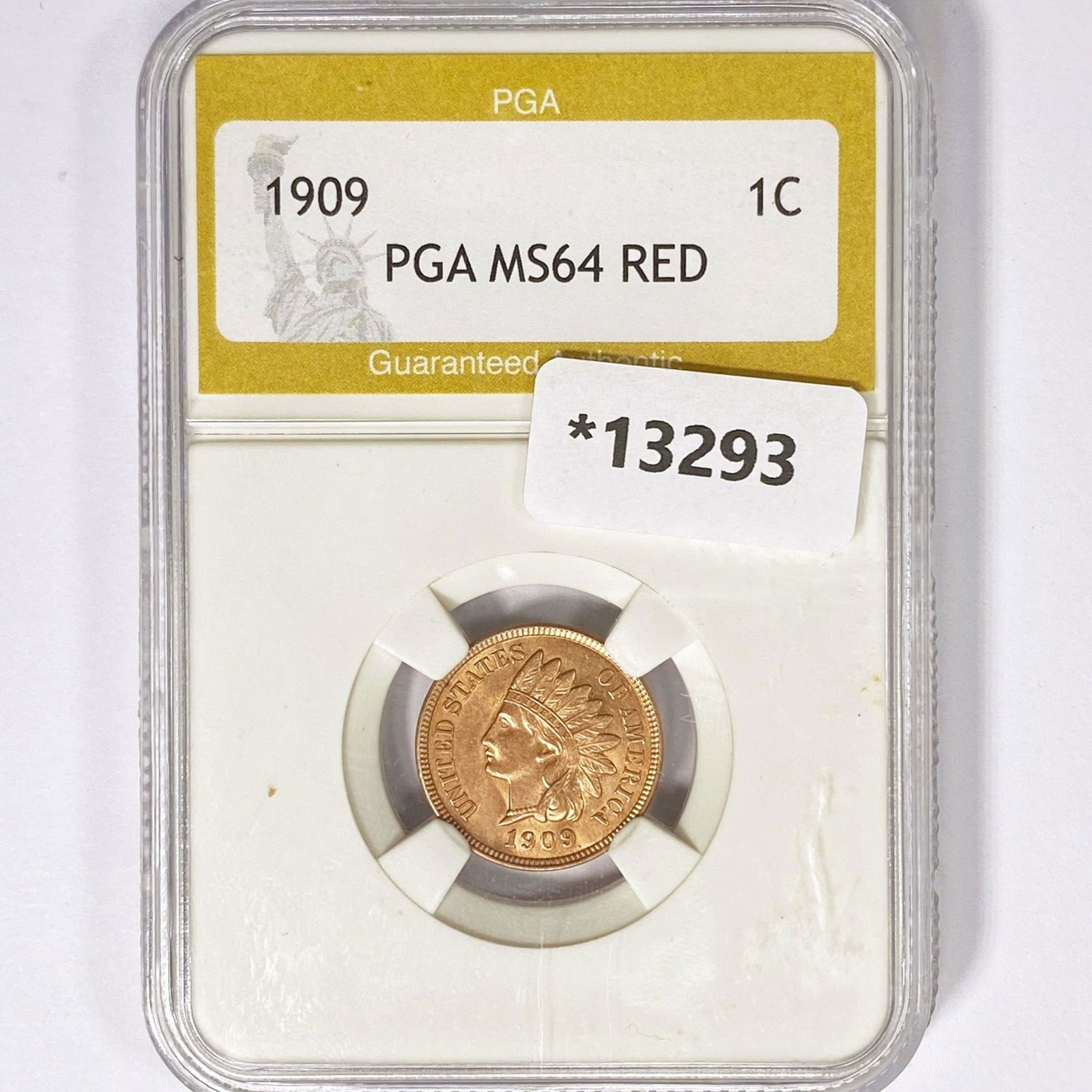 1909 Indian Head Cent PGA MS64 RED (1 of 2)