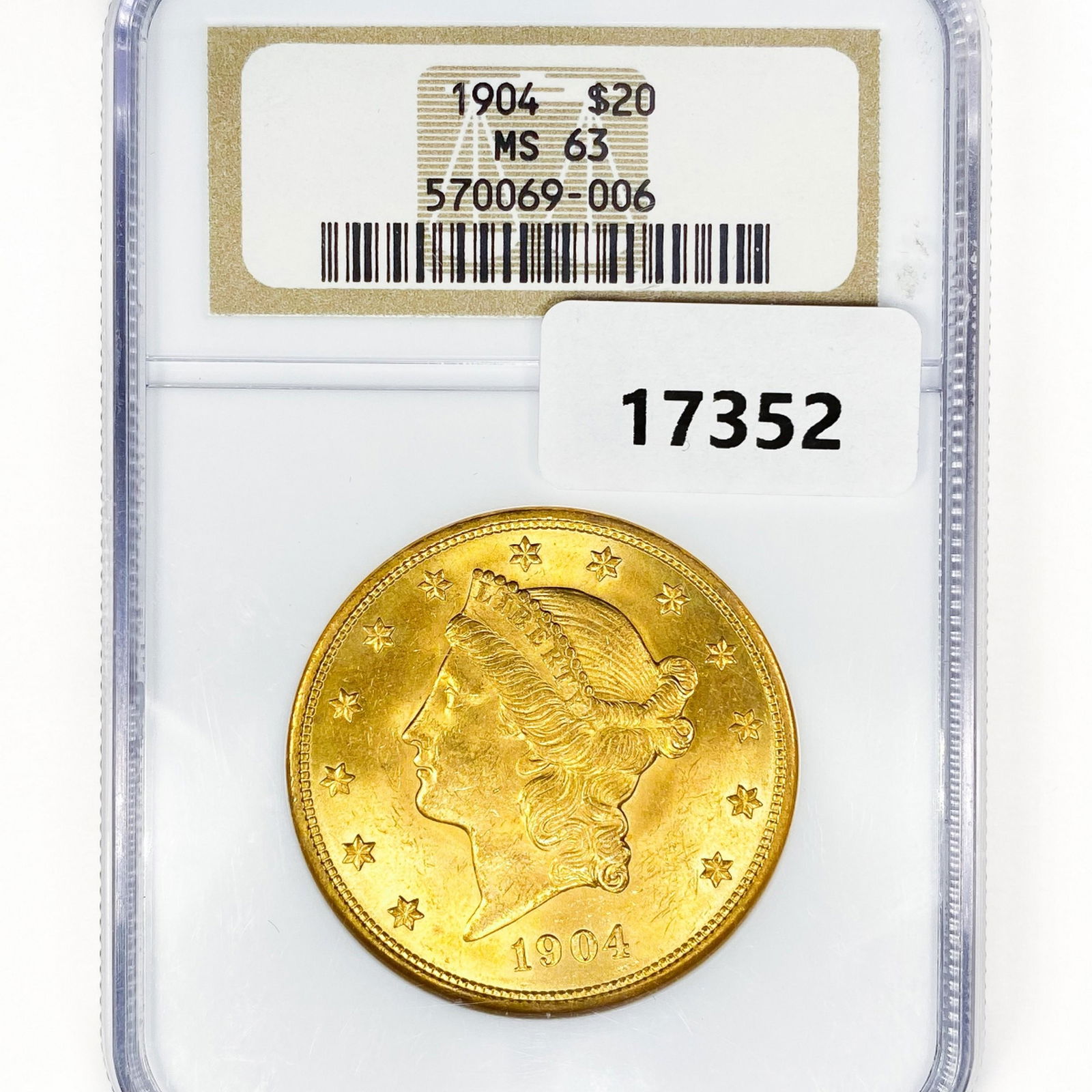 1904 $20 Gold Double Eagle NGC MS63 (1 of 2)