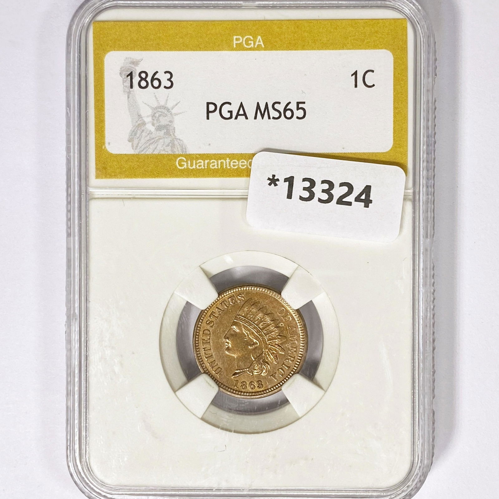 1863 Indian Head Cent PGA MS65 (1 of 2)