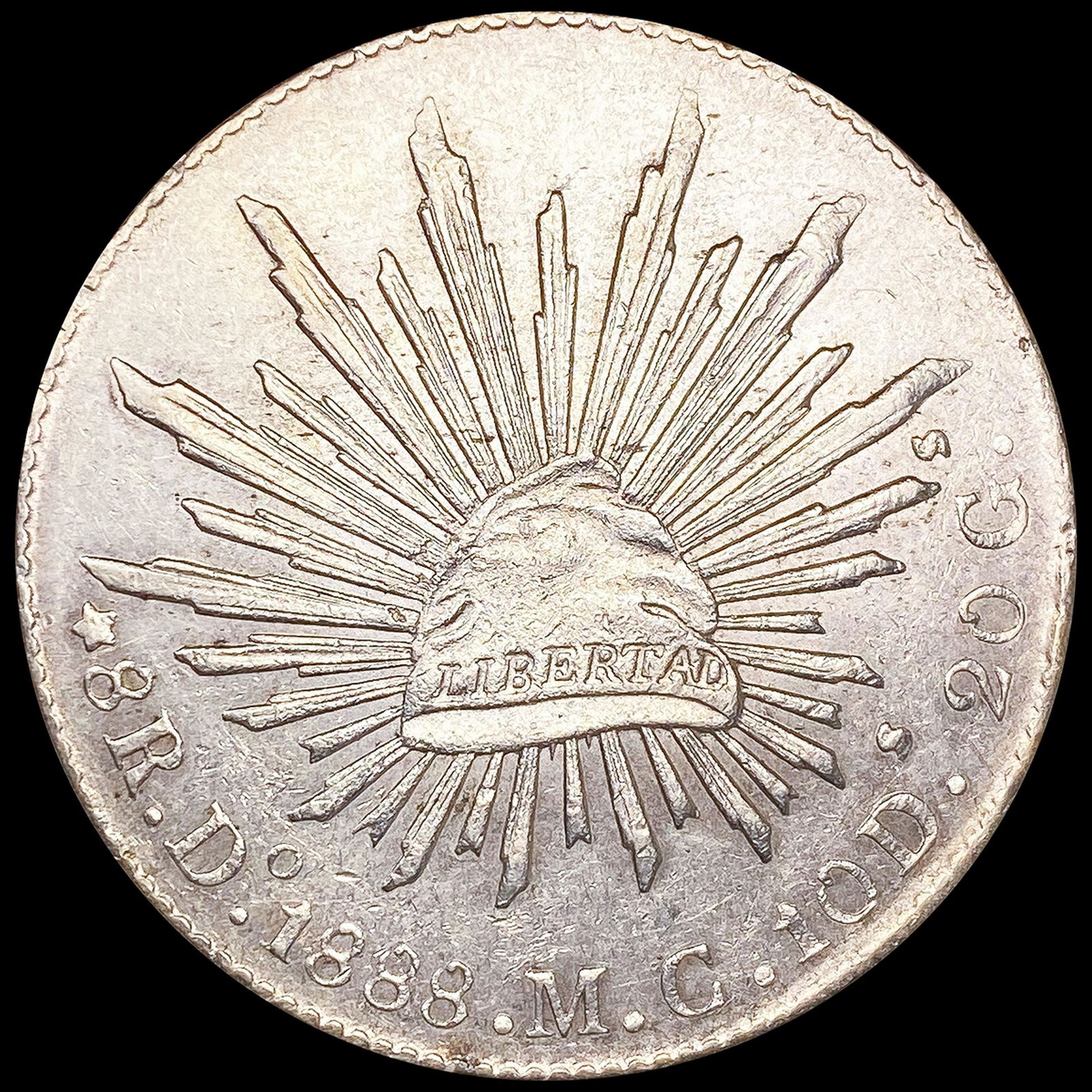 1888 Mexico Silver 8 Reales UNCIRCULATED (1 of 2)