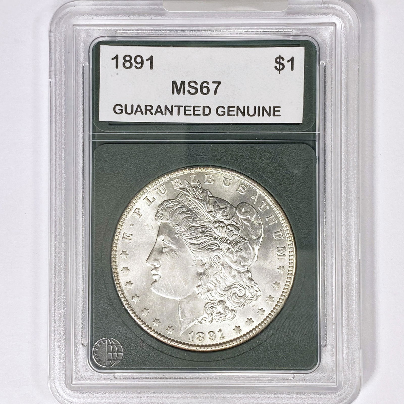 1891 Morgan Silver Dollar GG MS67 (1 of 2)