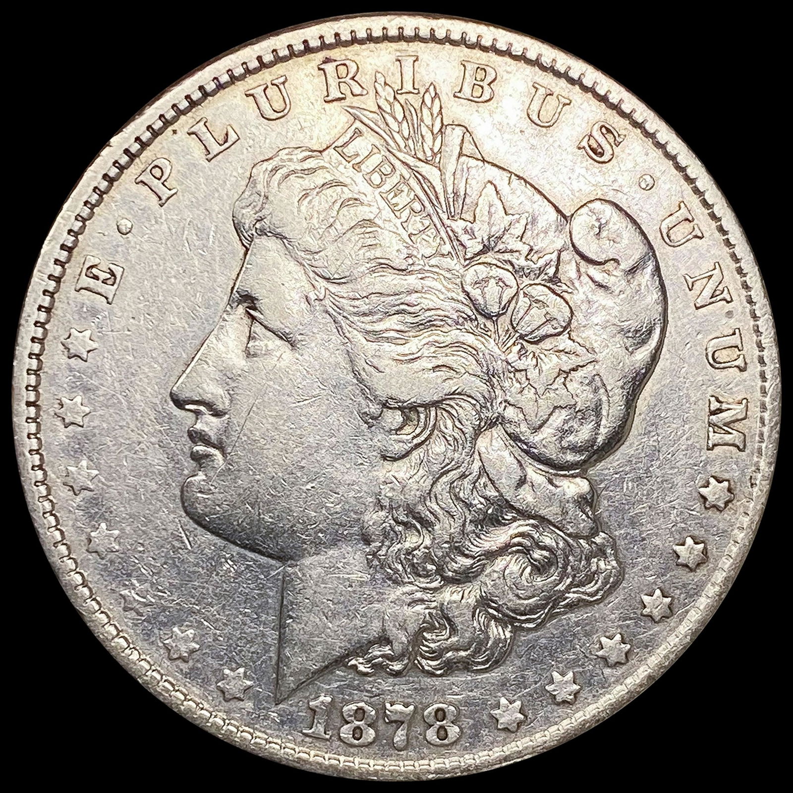 1878 8TF Morgan Silver Dollar CLOSE UNC (1 of 2)