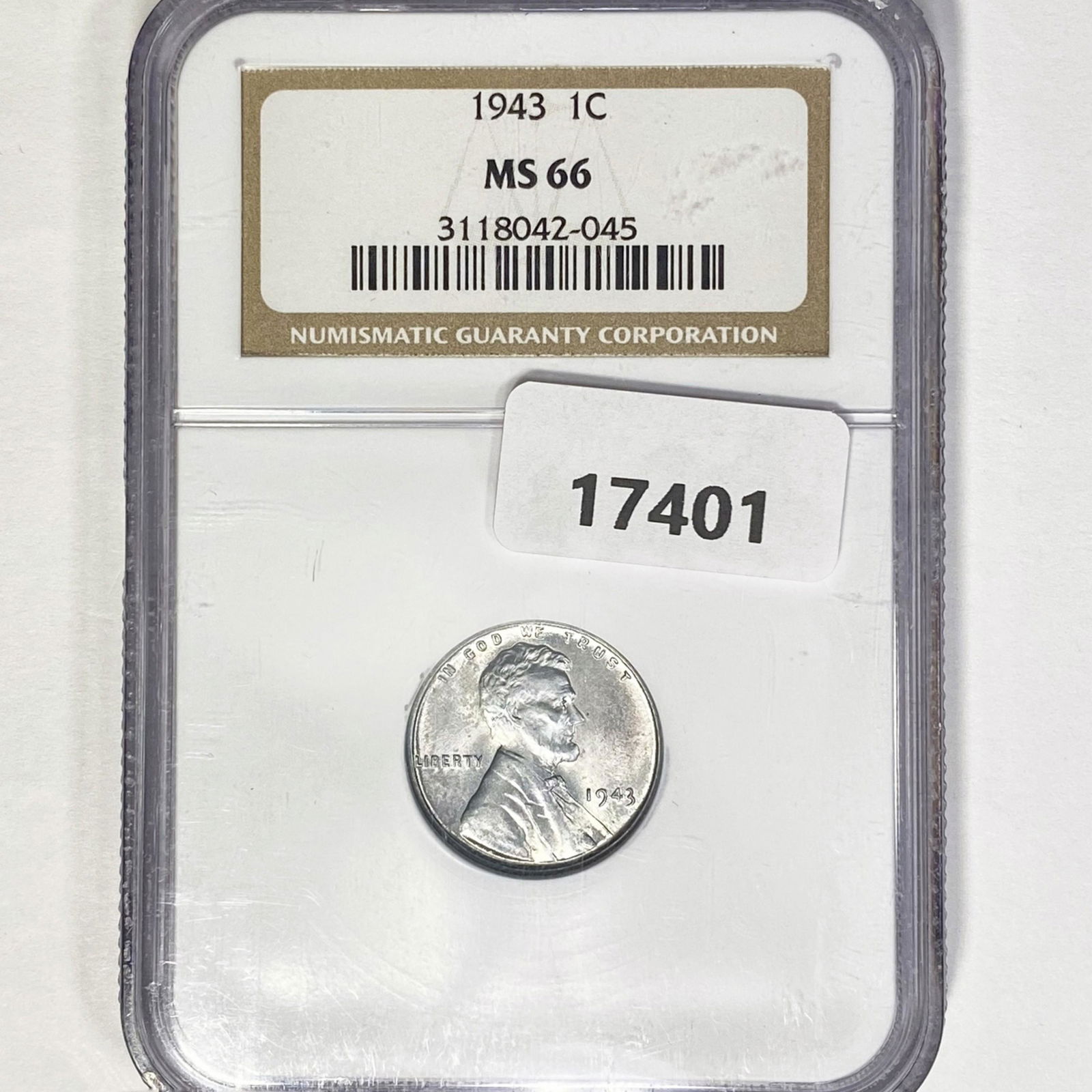 1943 Wheat Cent NGC MS66 (1 of 2)