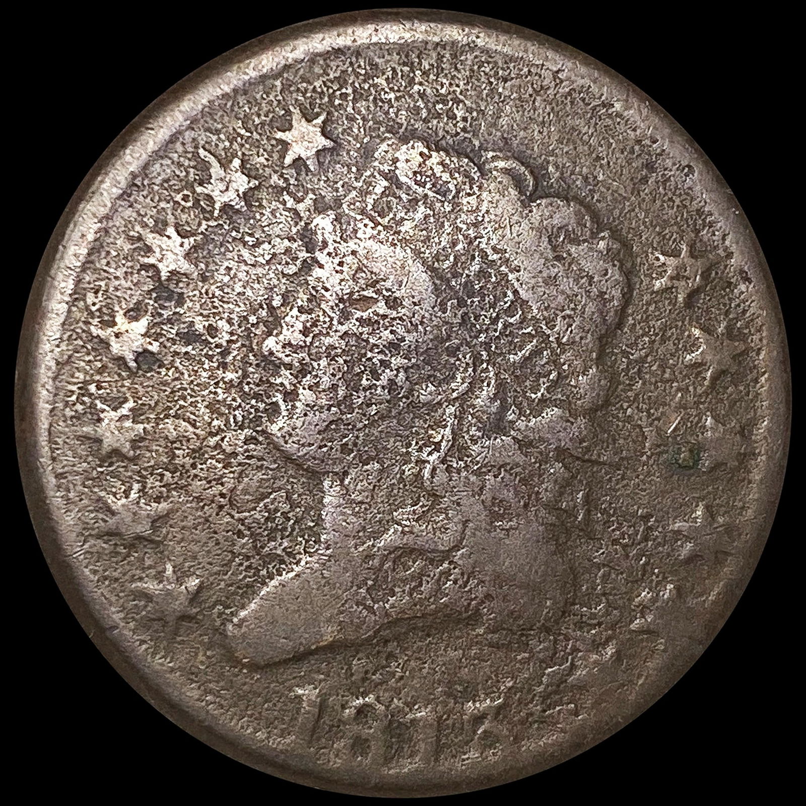 1813 Large Cent NICELY CIRCULATED (1 of 2)