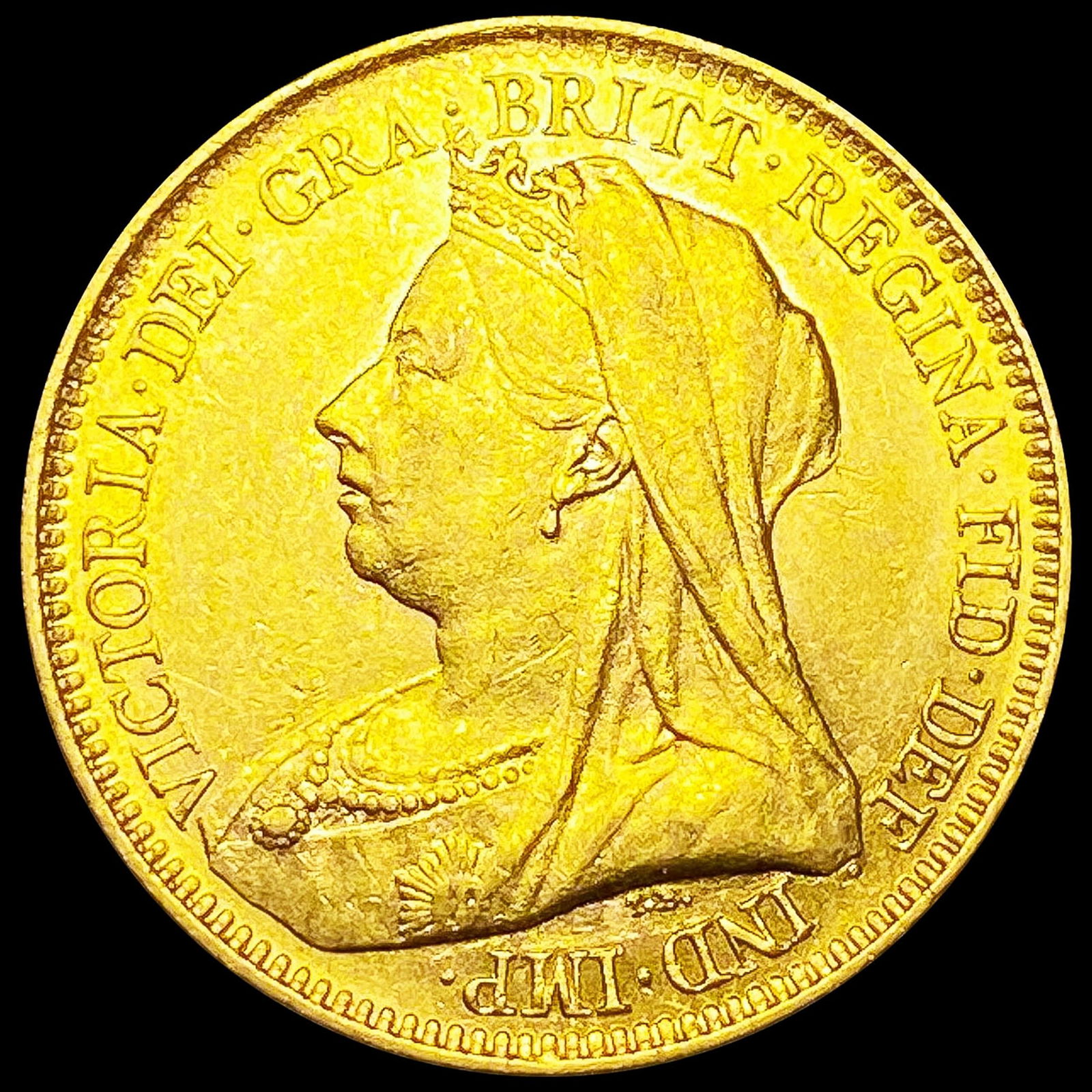 1893 G.B. Gold 1/2 Sovereign UNCIRCULATED (1 of 2)