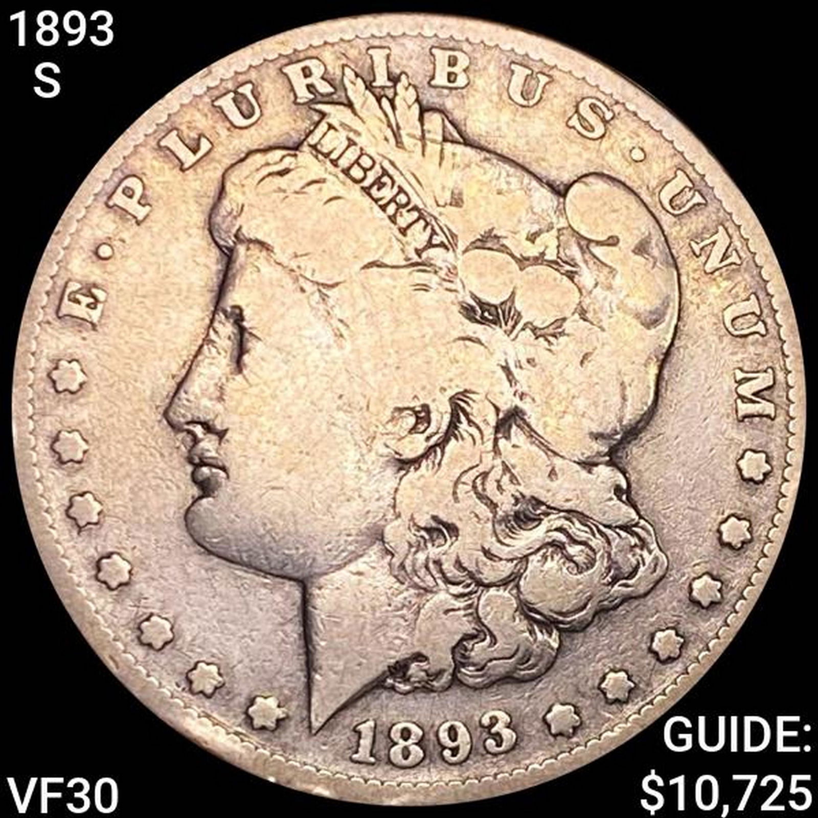 1893-S Morgan Silver Dollar LIGHTLY CIRCULATED (1 of 2)