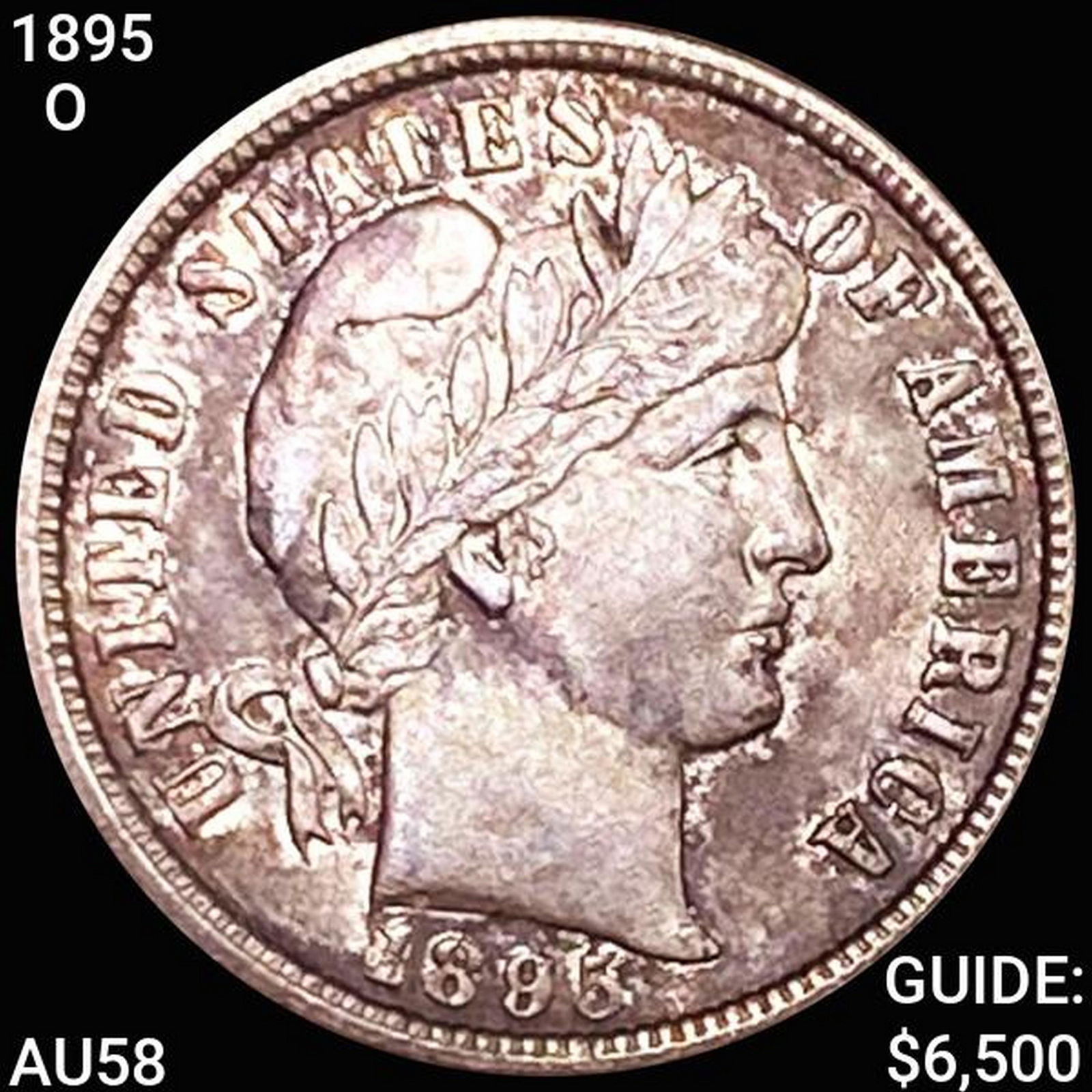 1895-O Barber Dime CHOICE AU (1 of 2)