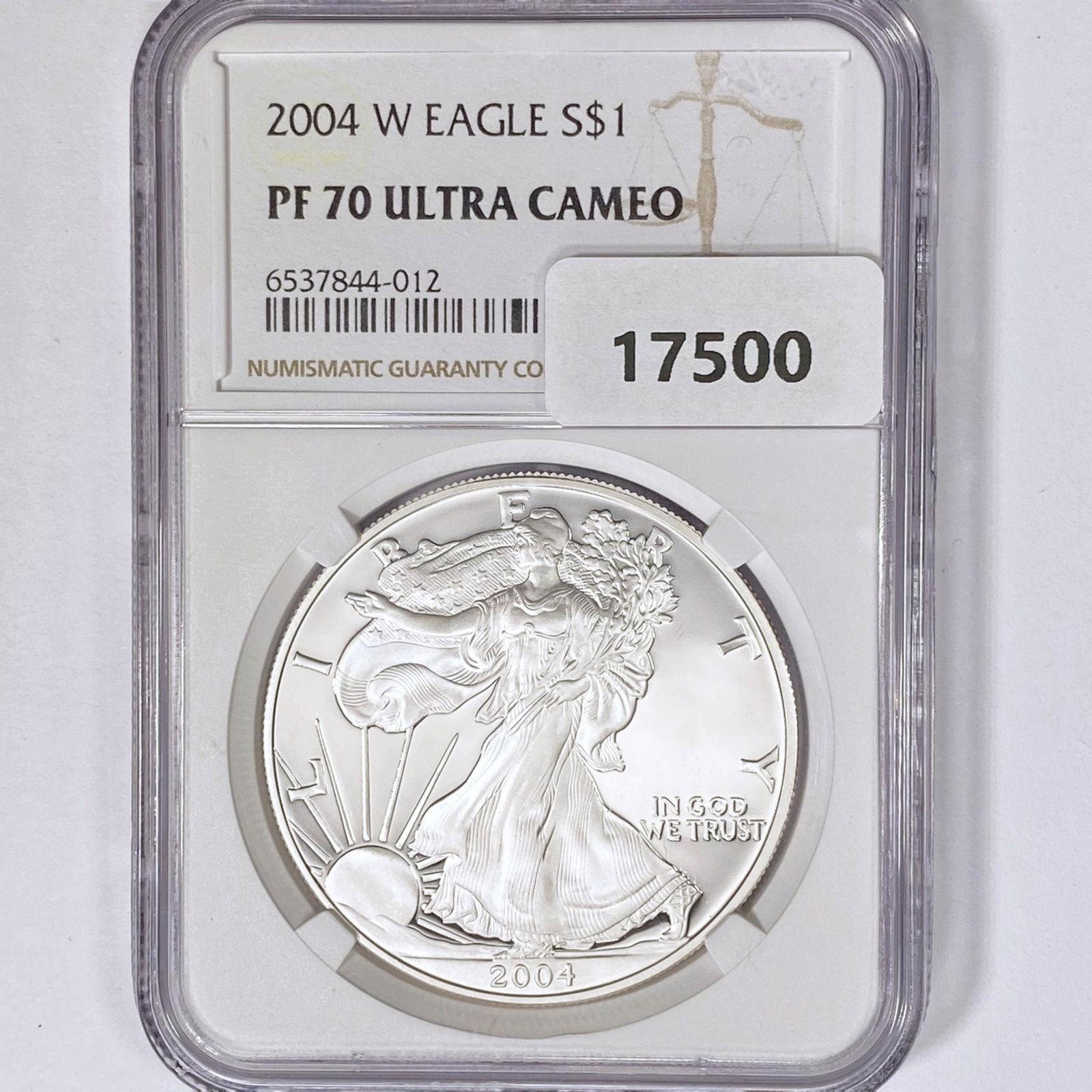 2004-W American Silver Eagle NGC PF70 UC (1 of 2)