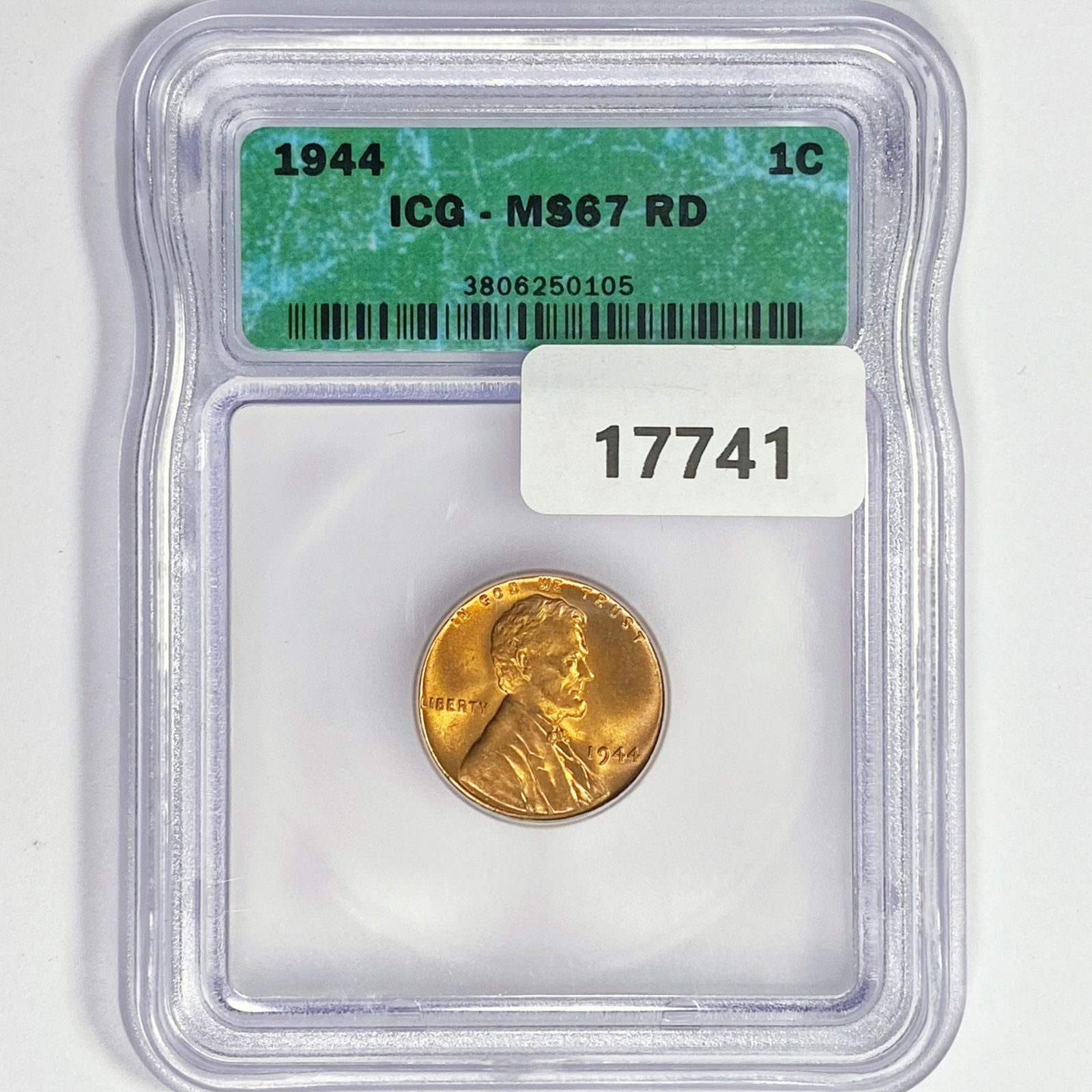 1944 Wheat Cent ICG MS67 RD (1 of 2)