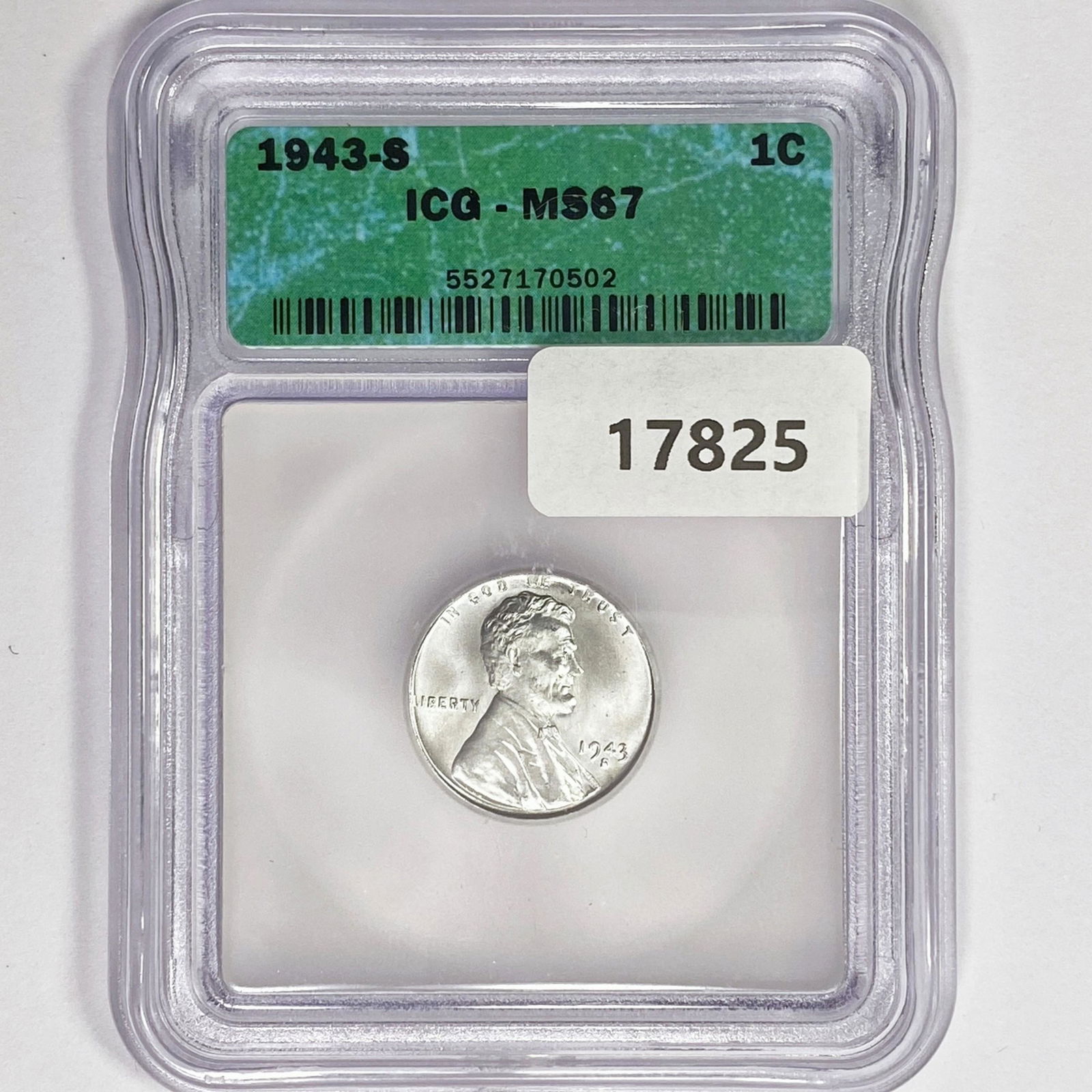1943-S Wheat Cent ICG MS67 (1 of 2)
