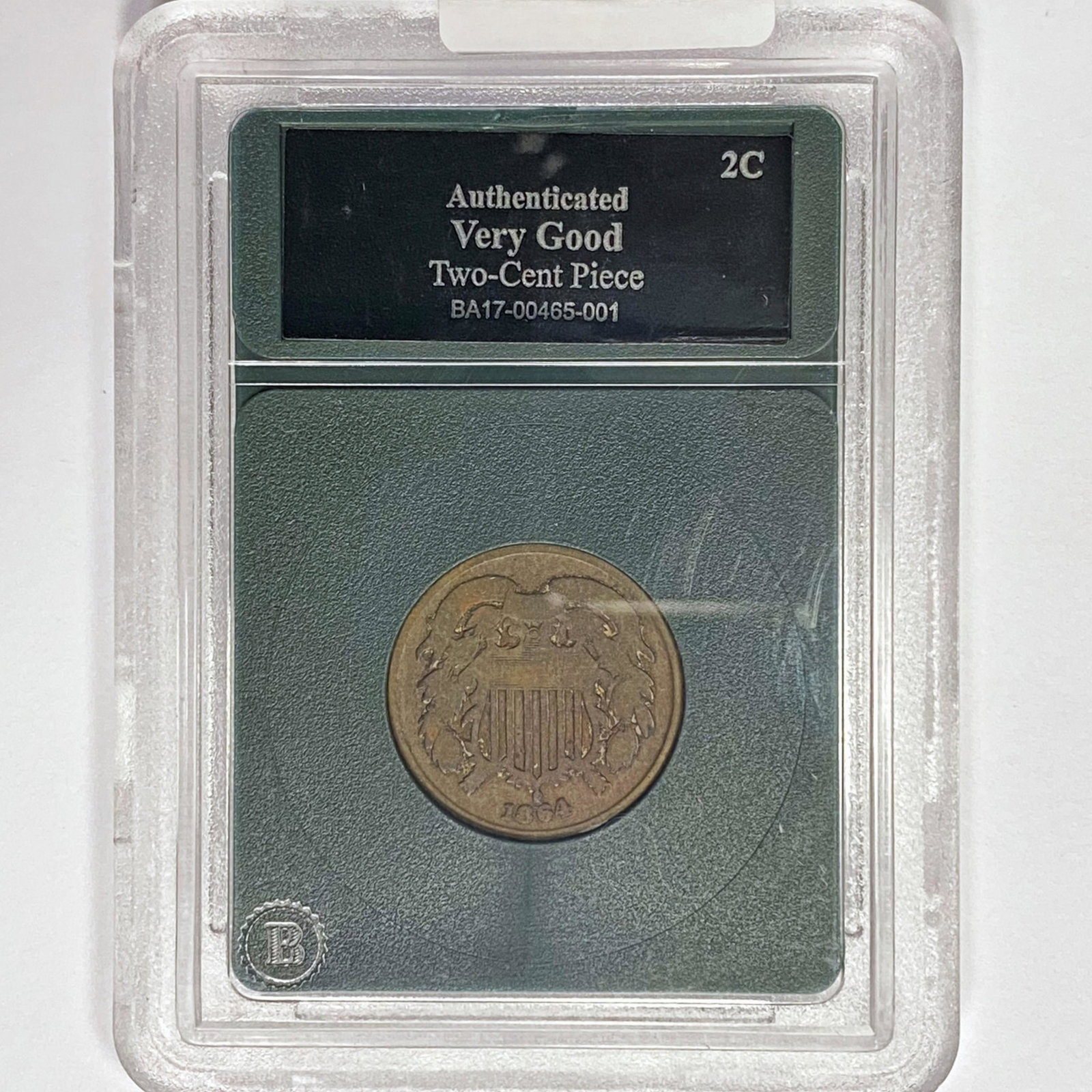 1864 Two Cent Piece Generic VG (1 of 2)