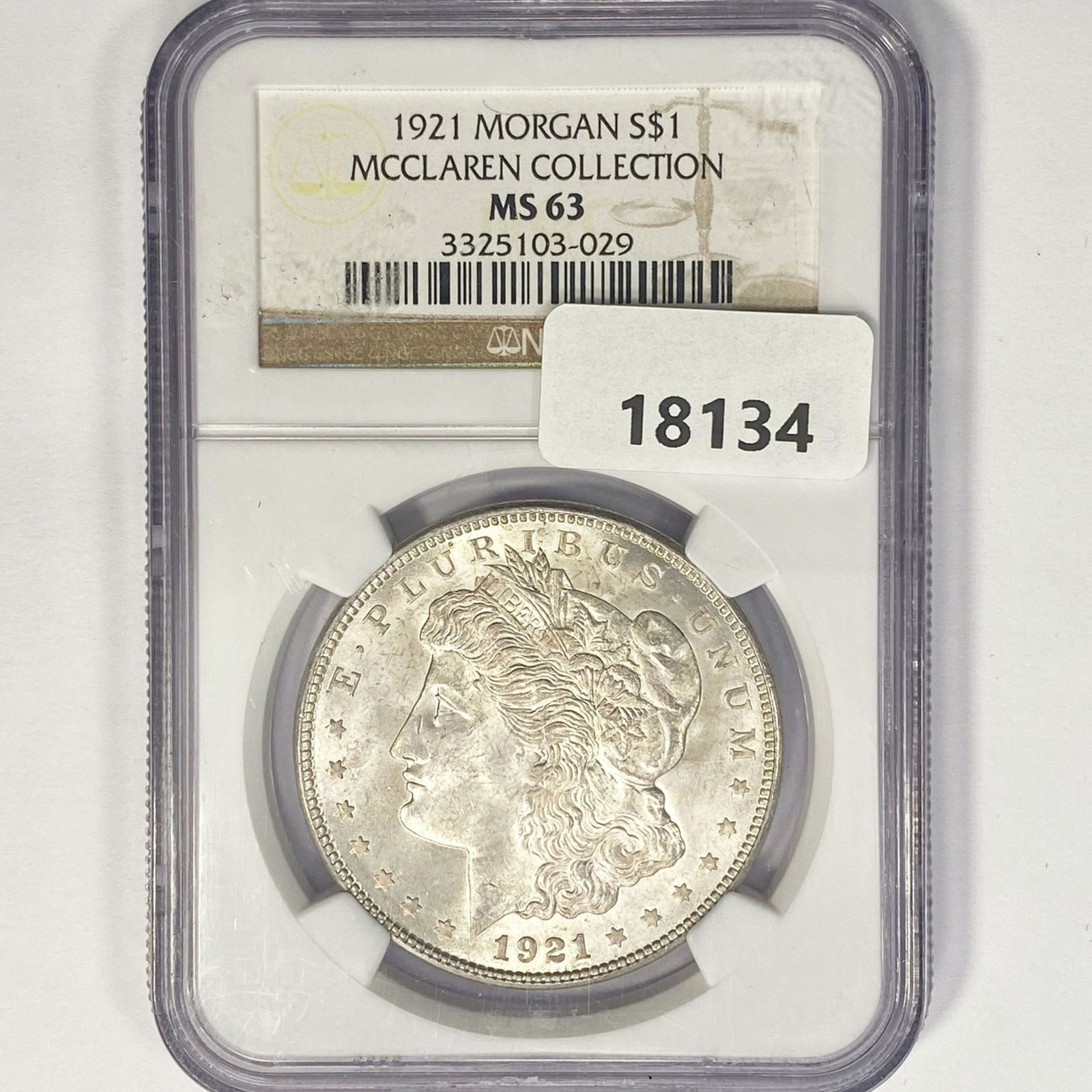 1921 Morgan Silver Dollar NGC MS63 (1 of 2)