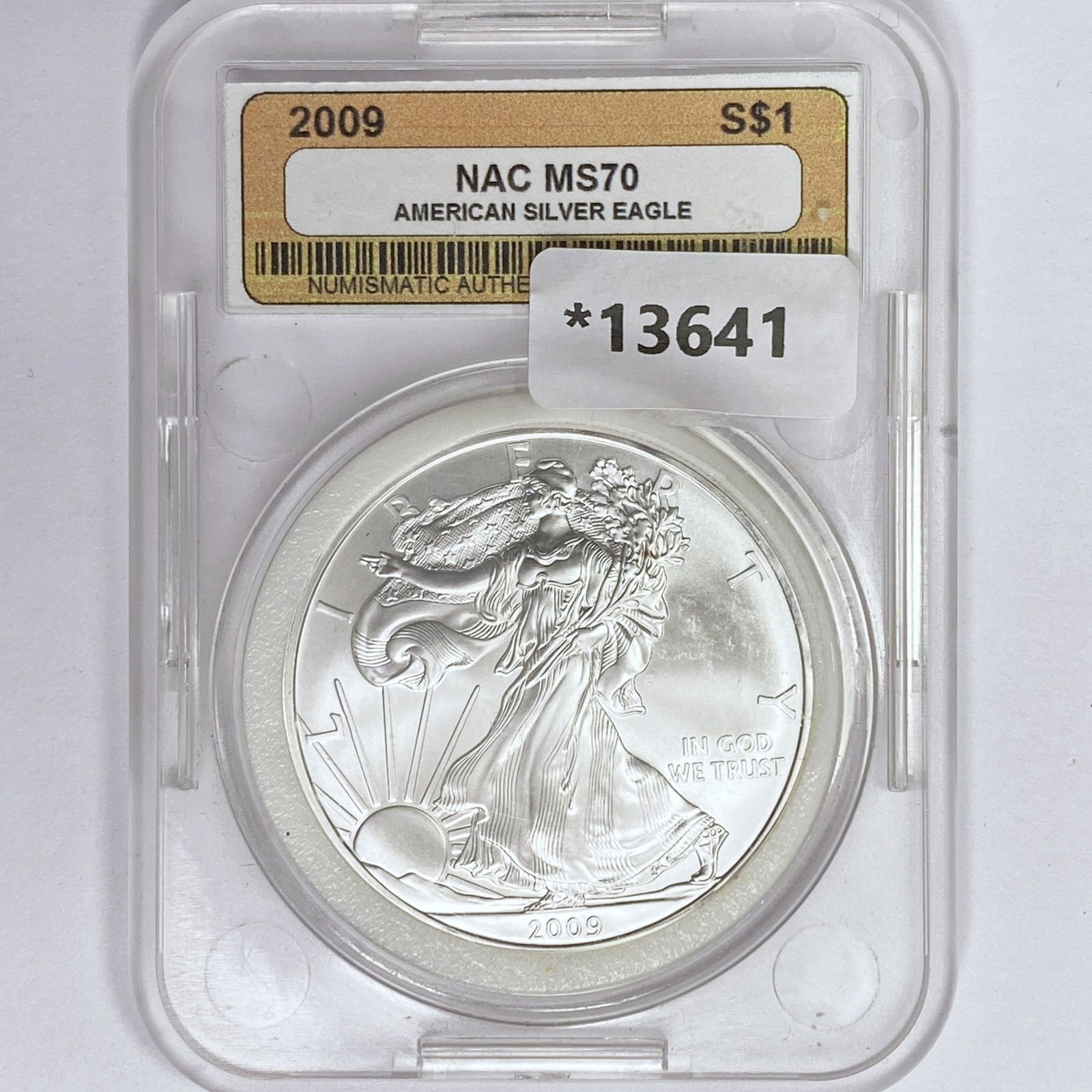 2009 American Silver Eagle NAC MS70 (1 of 2)