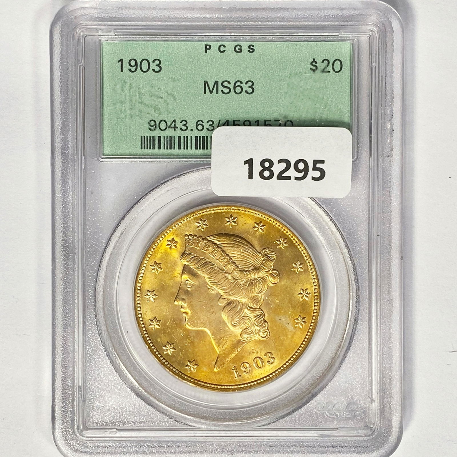 1903 $20 Gold Double Eagle PCGS MS63 (1 of 2)
