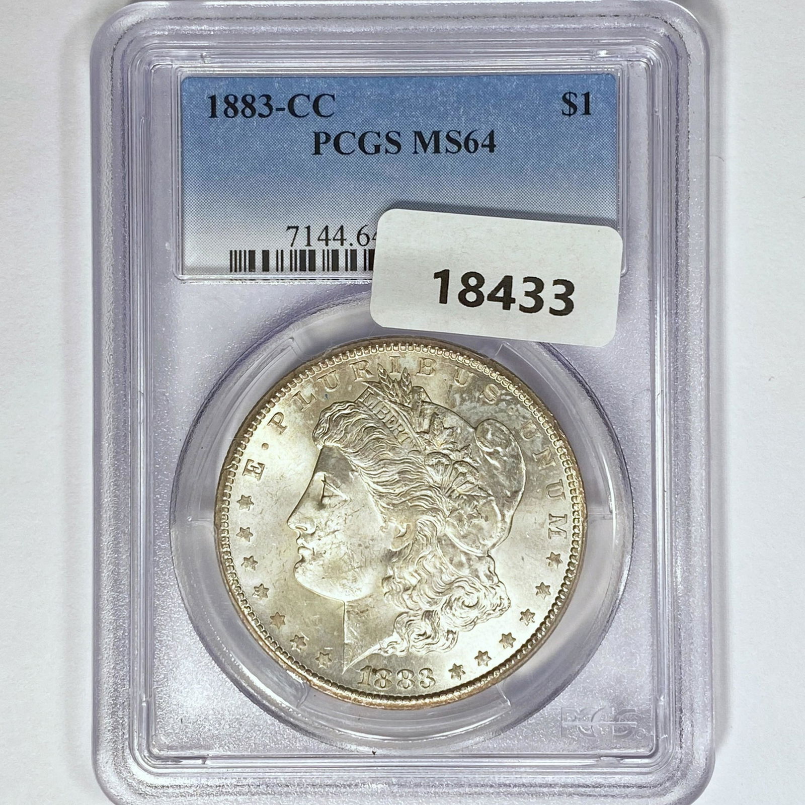 1883-CC Morgan Silver Dollar PCGS MS64 (1 of 2)