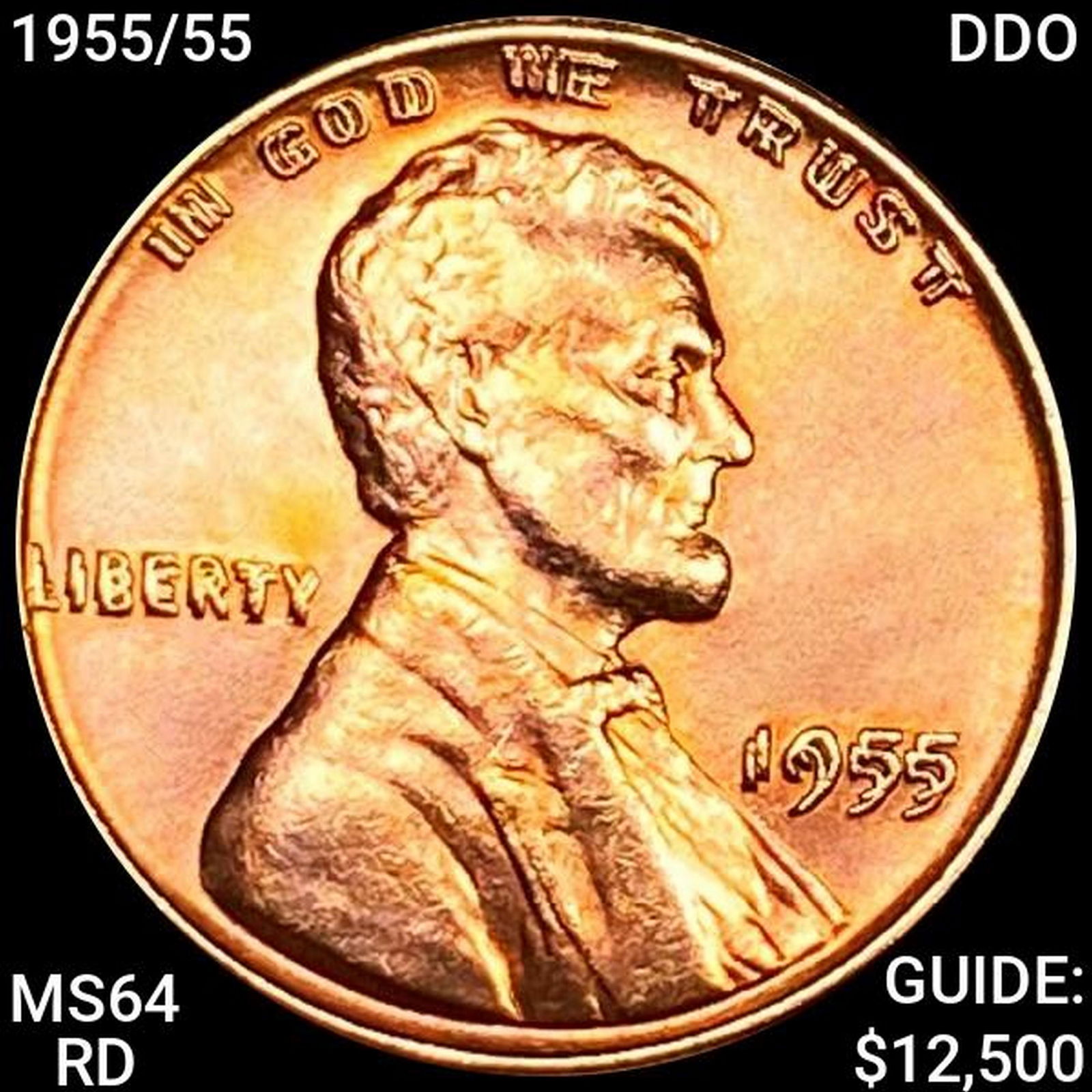 1955/55 Wheat Cent CHOICE BU RD (1 of 2)