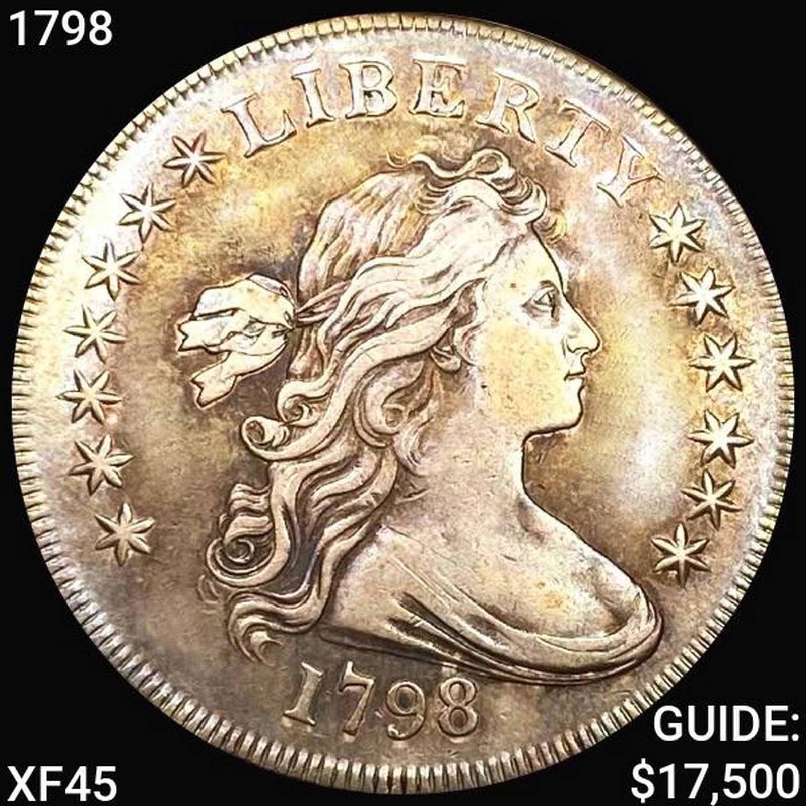 1798 Small Eagle Draped Bust Dollar LIGHT CIRC (1 of 2)