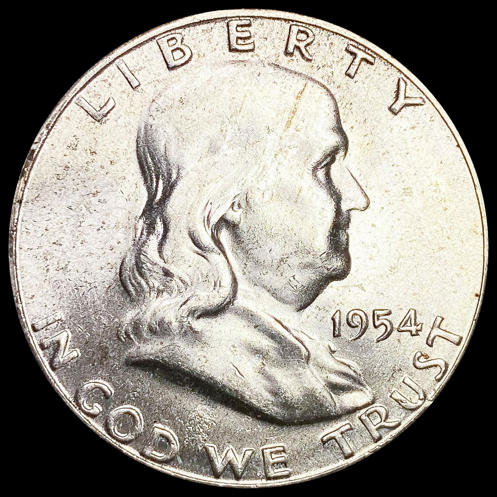 1954-S Franklin Half Dollar UNCIRCULATED (1 of 2)