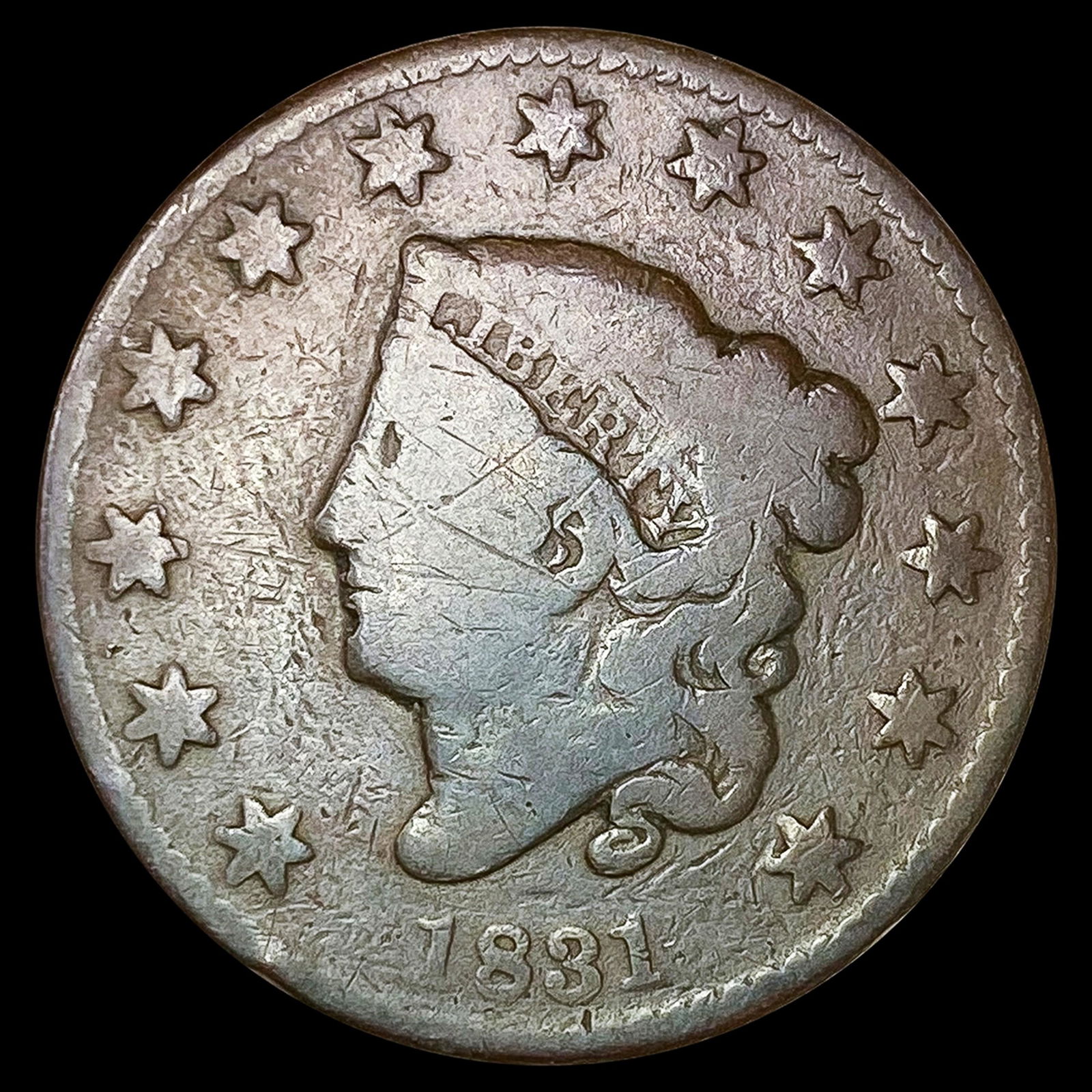 1831 Large Cent NICELY CIRCULATED (1 of 2)