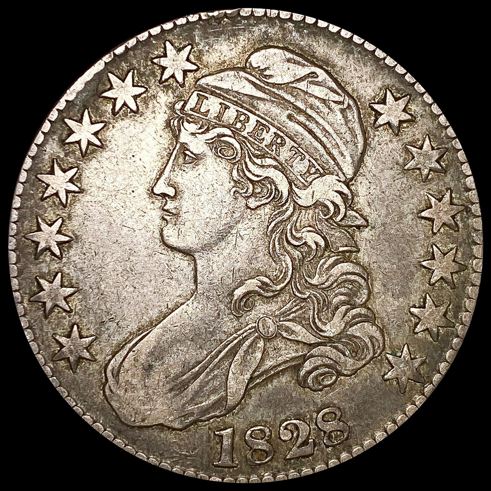 1828 Capped Bust Half Dollar UNCIRCULATED (1 of 2)