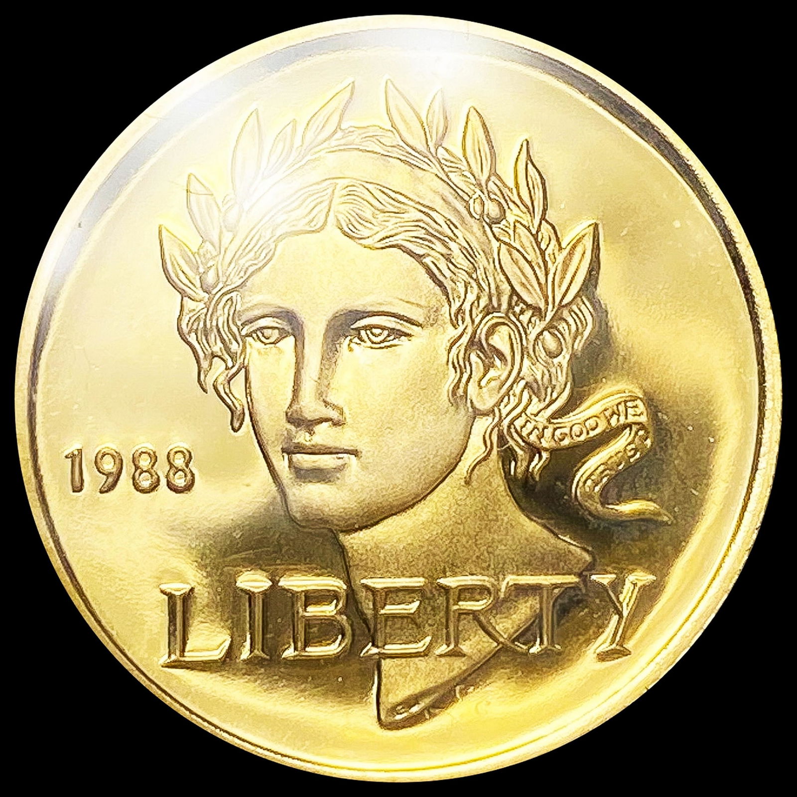 1988-W 1/4oz Gold Liberty $5 GEM PROOF (1 of 2)