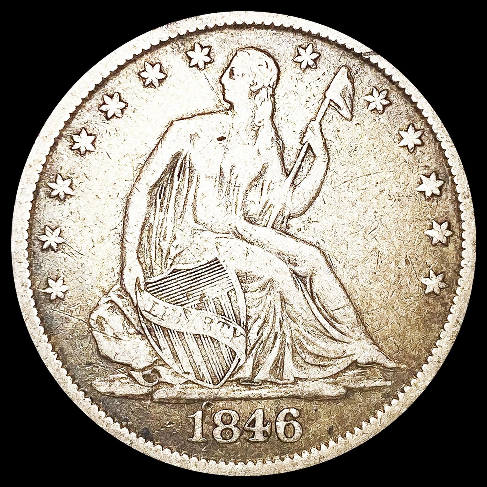 1846-O Seated Liberty Half Dollar CLOSE UNC (1 of 2)