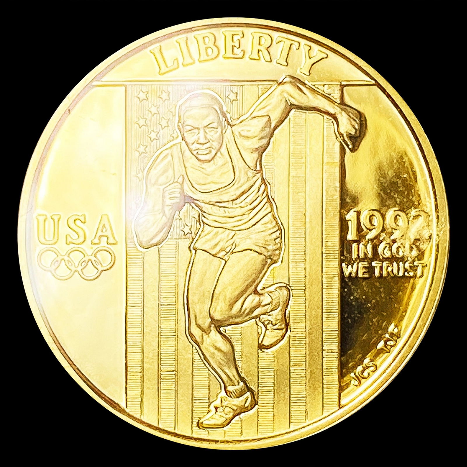 1992-W 1/4oz Gold Olympic $5 GEM PROOF (1 of 2)