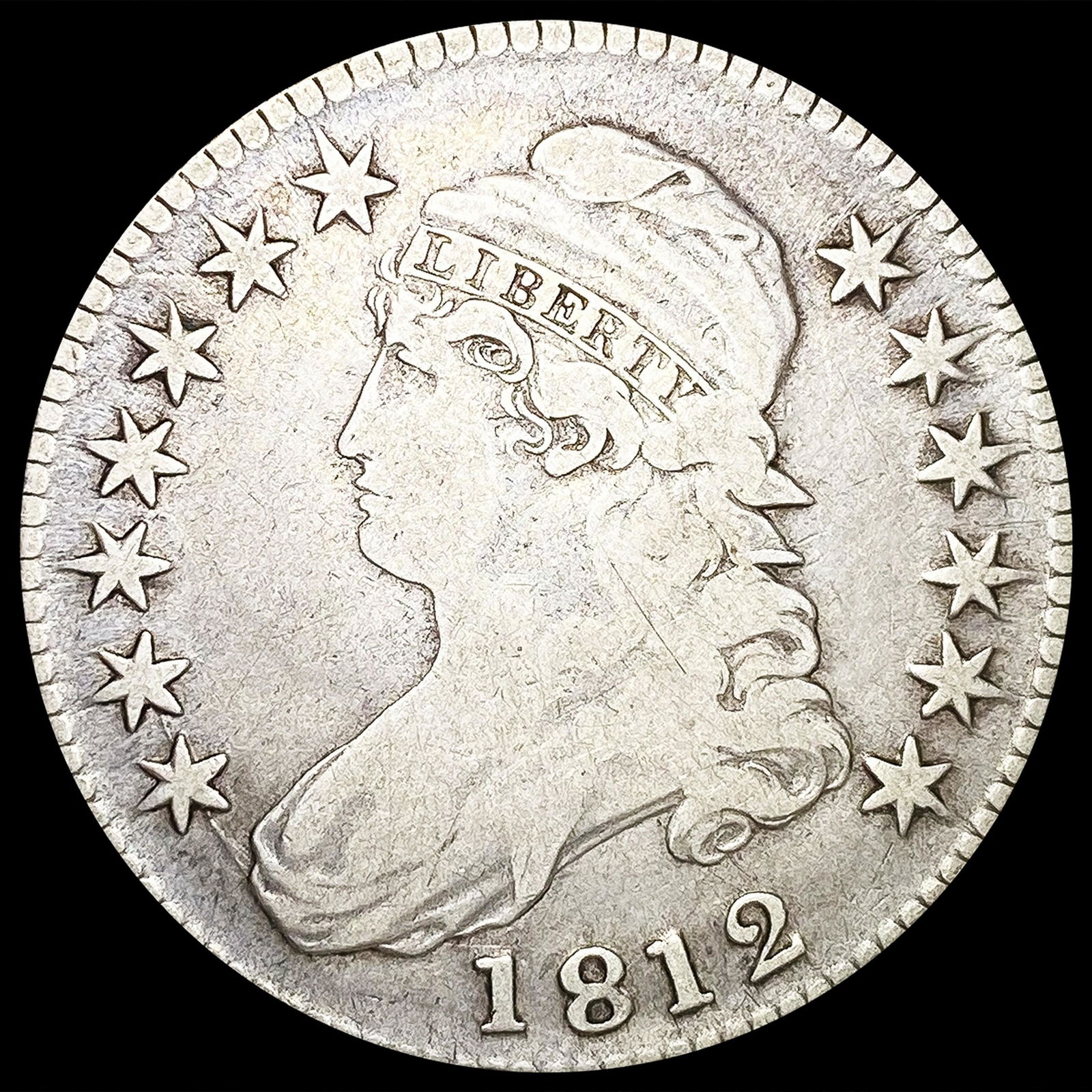 1812 Capped Bust Half Dollar CLOSELY UNCIRCULATED (1 of 2)