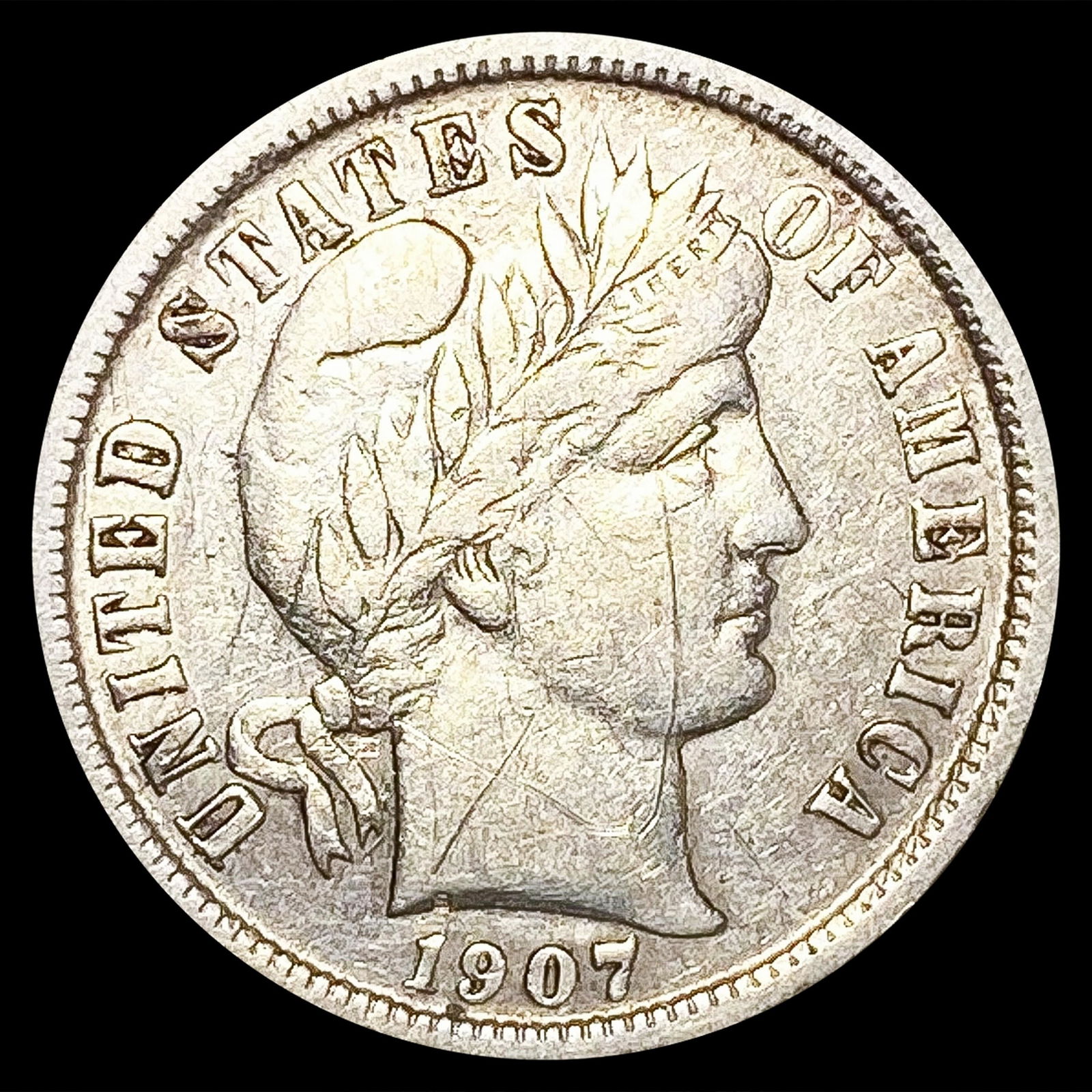 1907-O Barber Dime UNCIRCULATED (1 of 2)