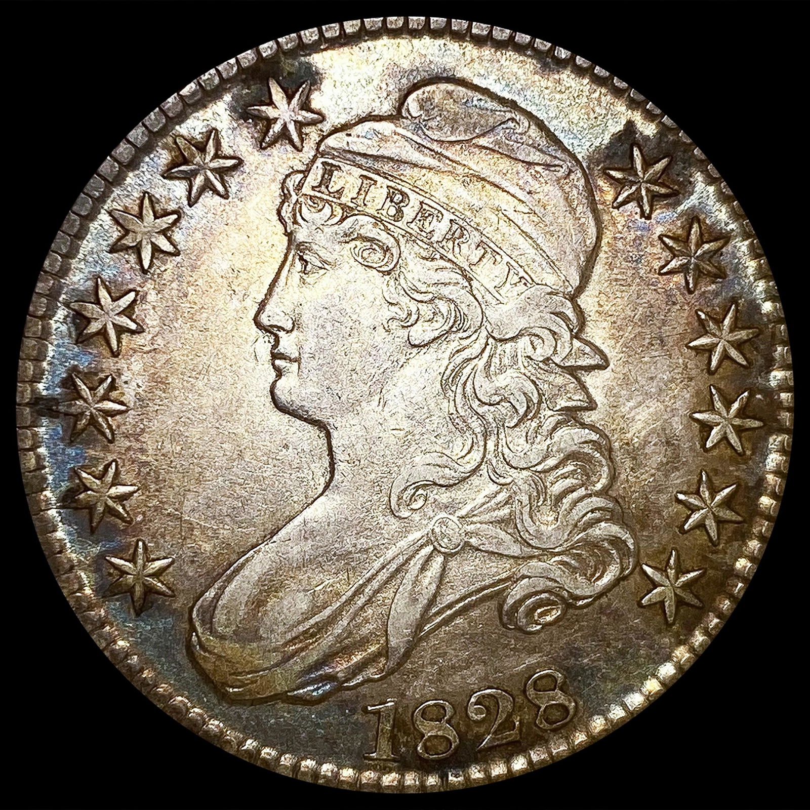 1828 Capped Bust Half Dollar UNCIRCULATED (1 of 2)