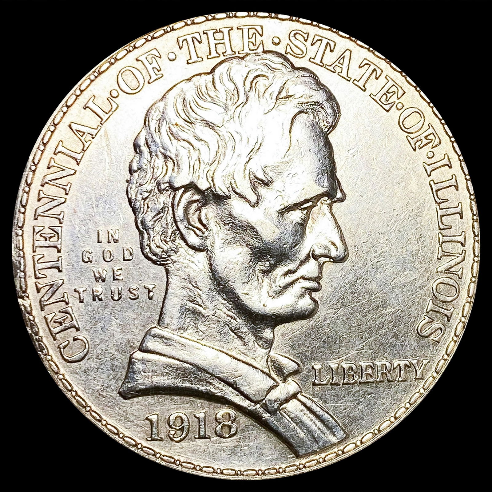 1918 Illinois Half Dollar UNCIRCULATED (1 of 2)