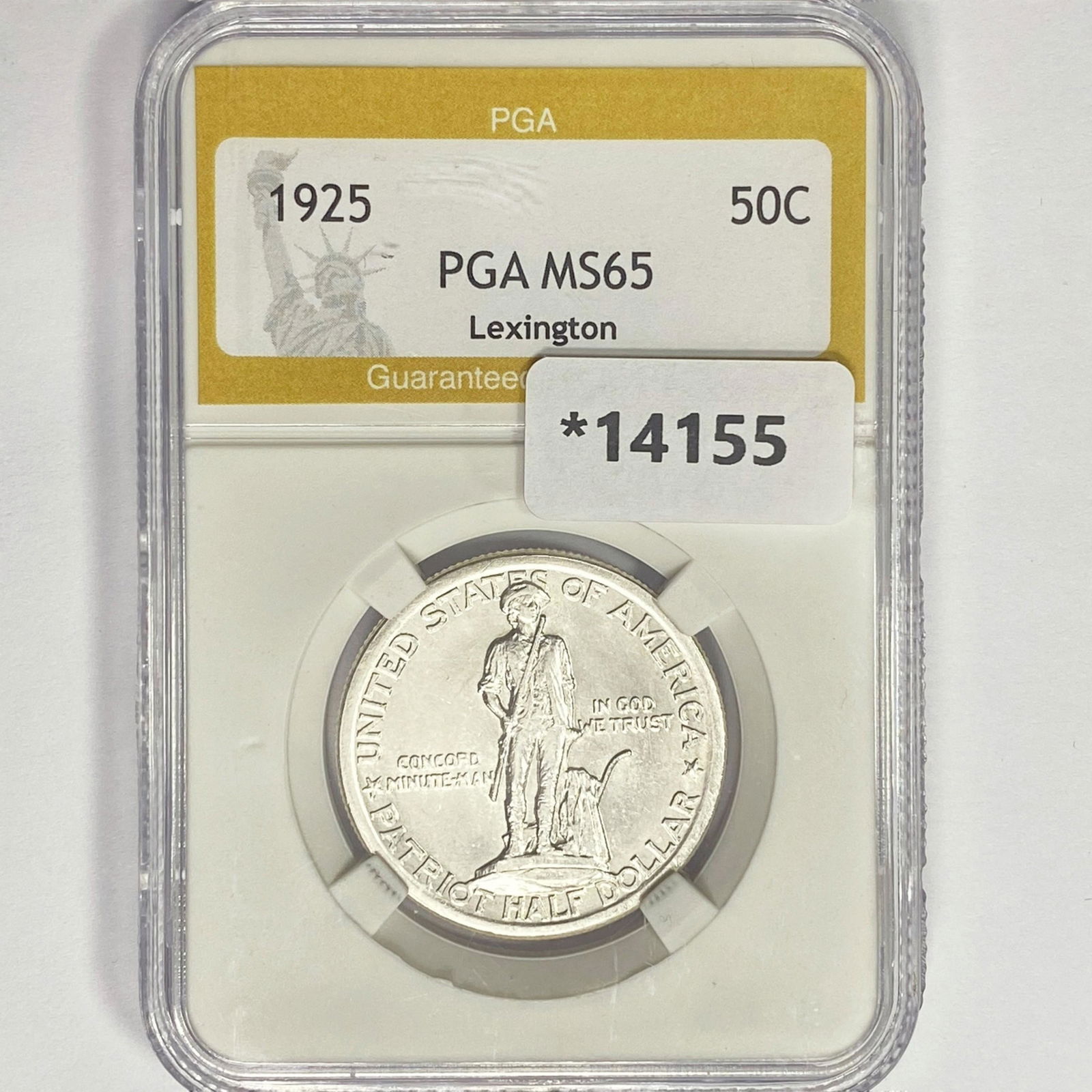 1925 Lexington Half Dollar PGA MS65 (1 of 2)