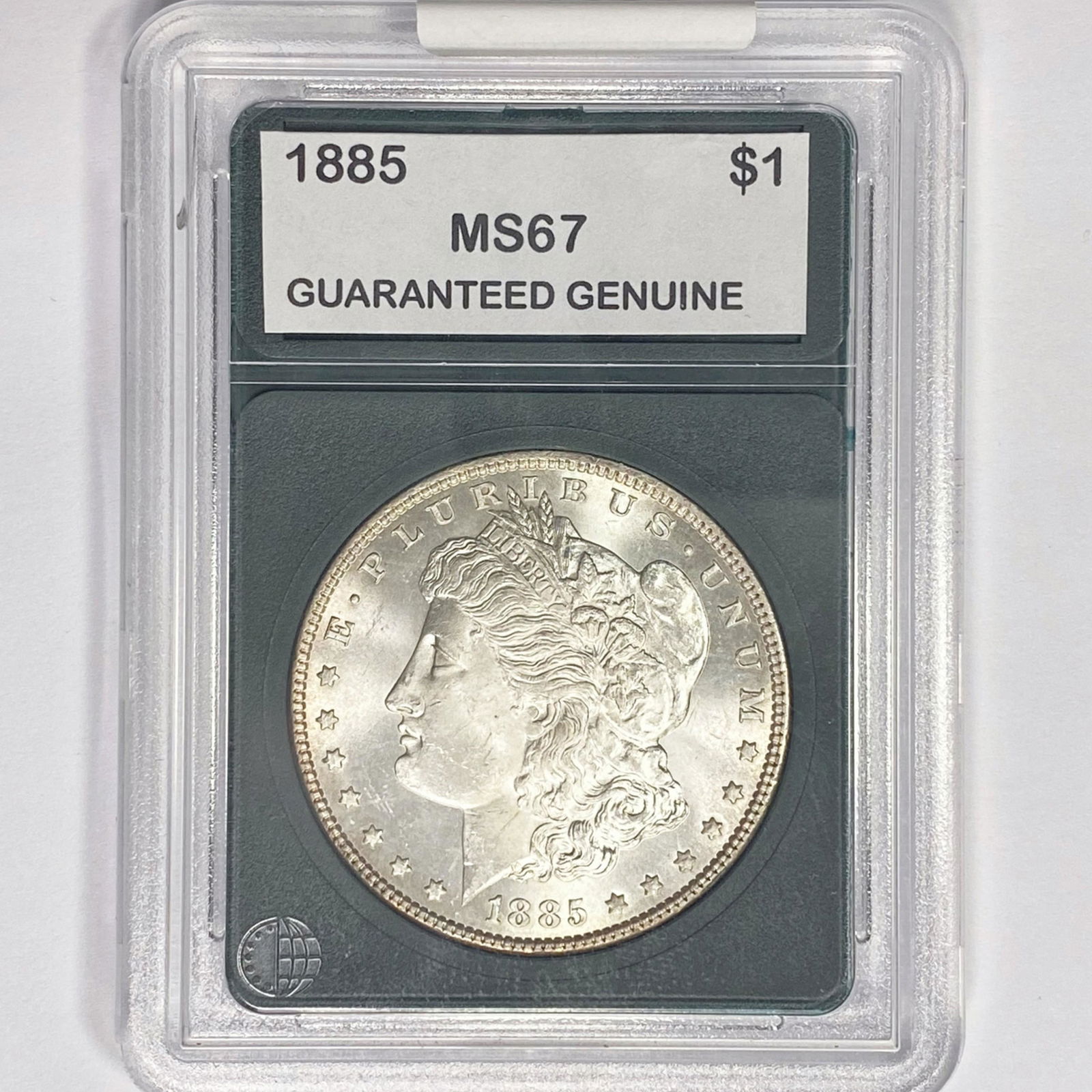 1885 Morgan Silver Dollar GG MS67 (1 of 2)