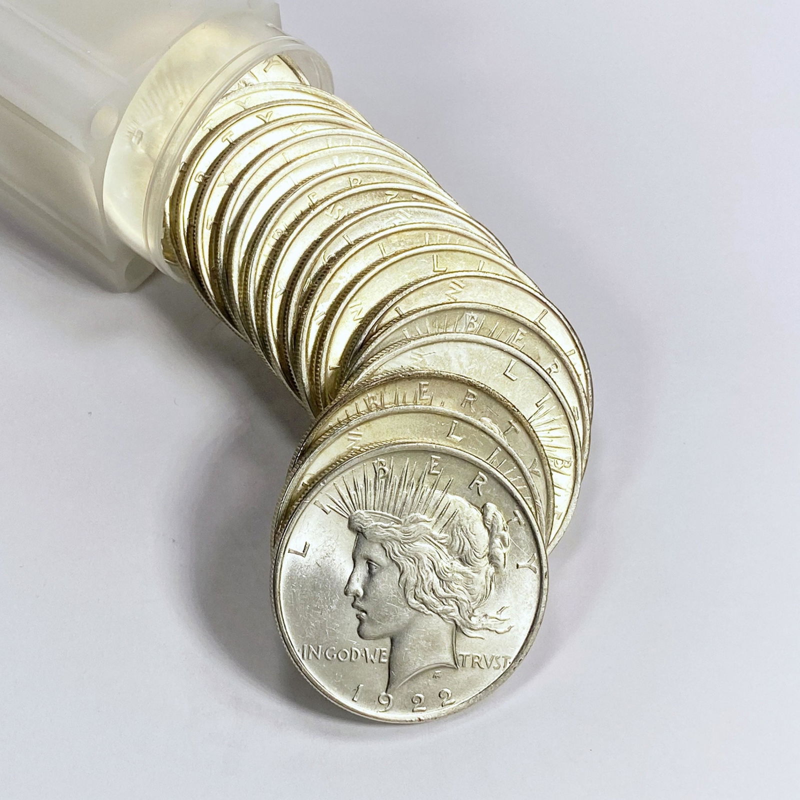 1922 Peace Silver Dollar Roll (20 Coins) (1 of 4)