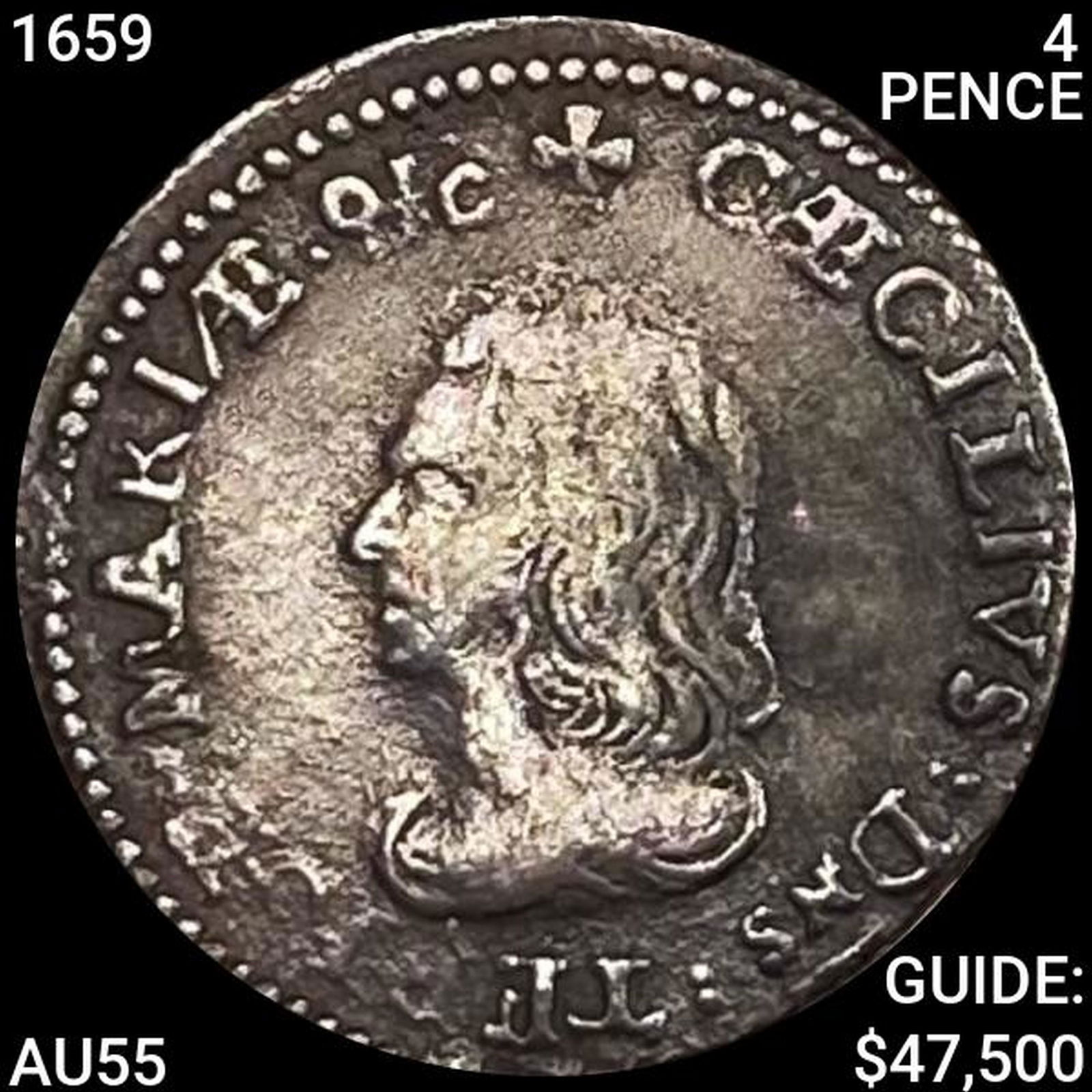 1659 LORD BALTIMORE MARYLAND 4 PENCE HIGH GRADE (1 of 2)