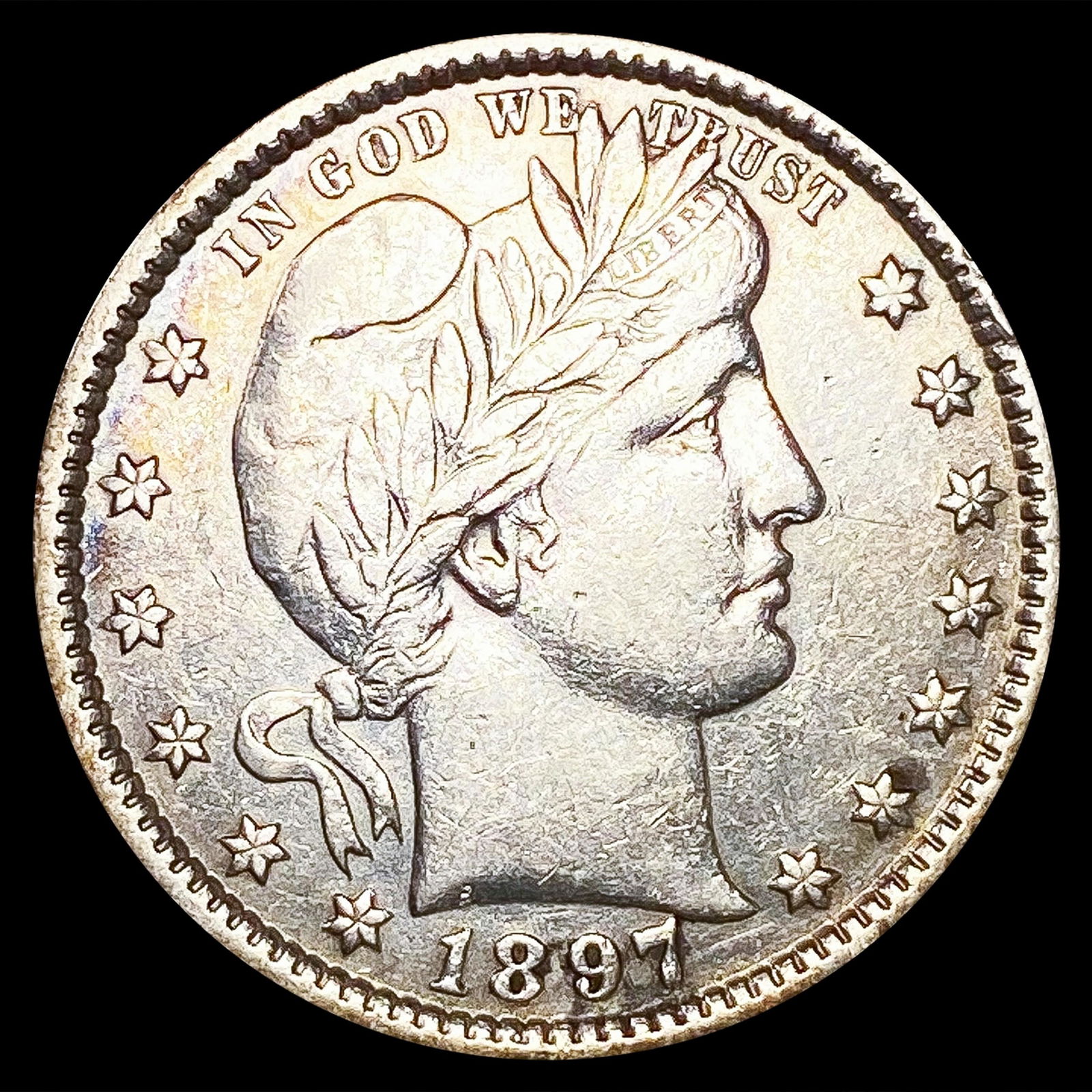 1897 Barber Quarter CLOSELY UNCIRCULATED (1 of 2)