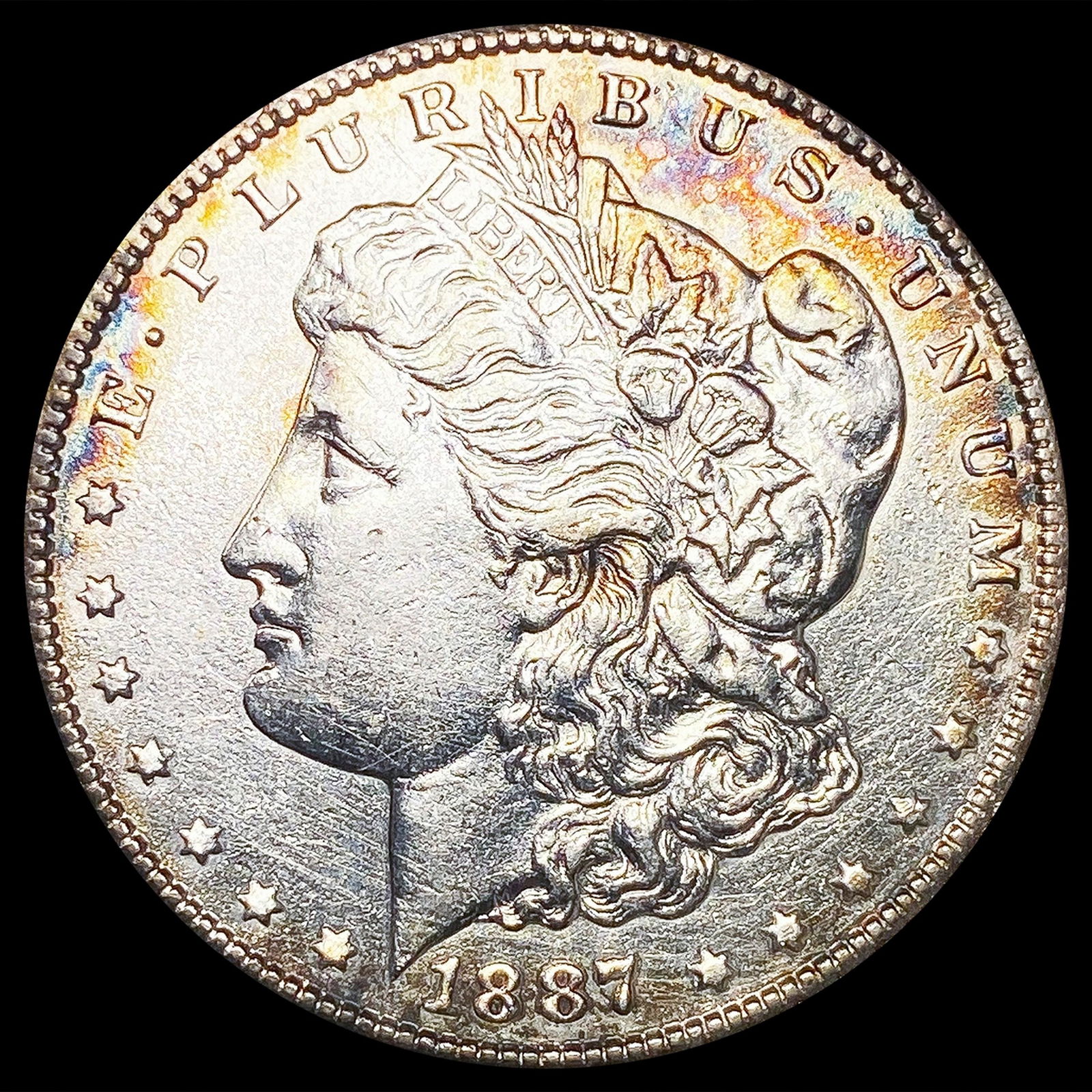 1887-S Morgan Silver Dollar CLOSELY UNCIRCULATED (1 of 2)