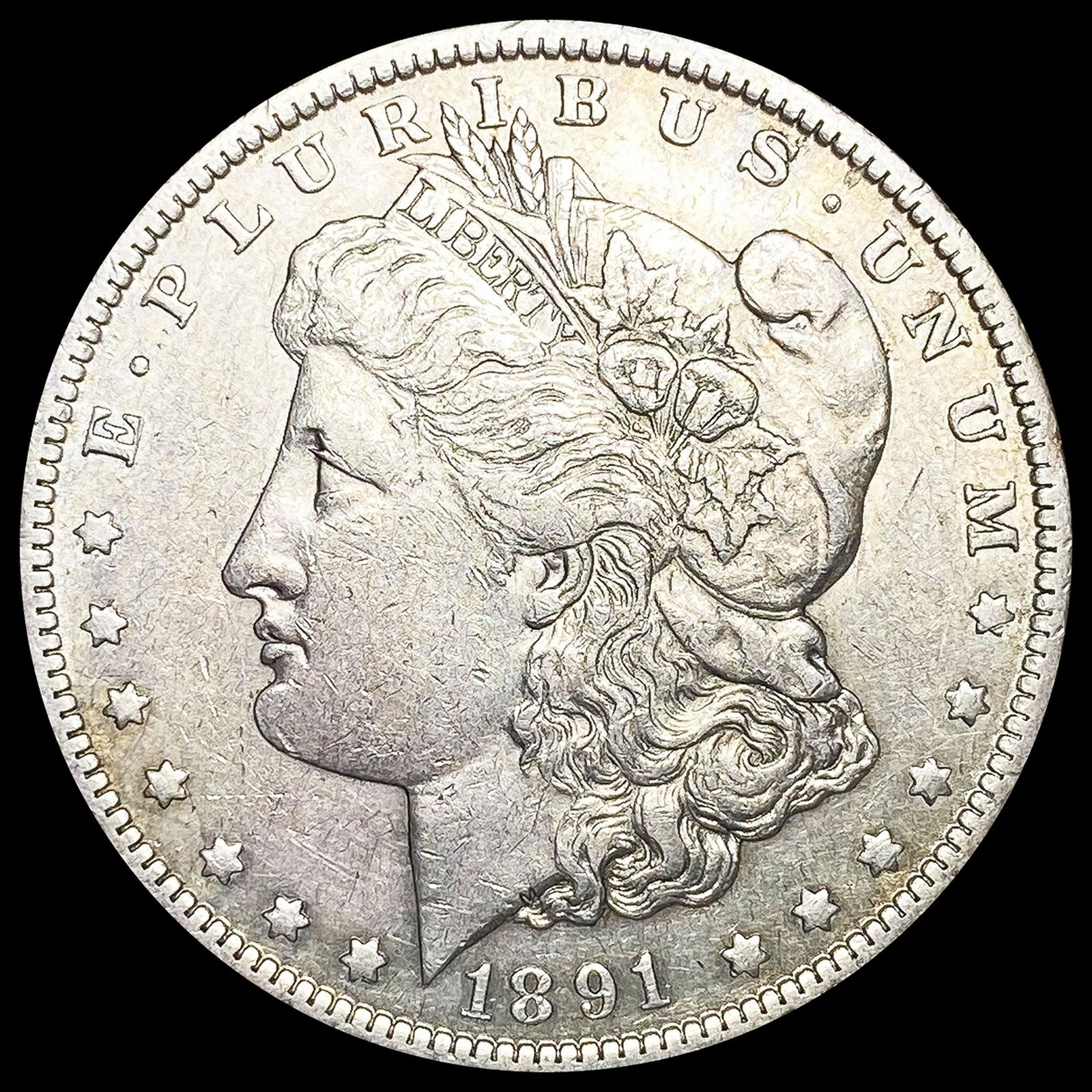 1891-O Morgan Silver Dollar CLOSELY UNCIRCULATED (1 of 2)