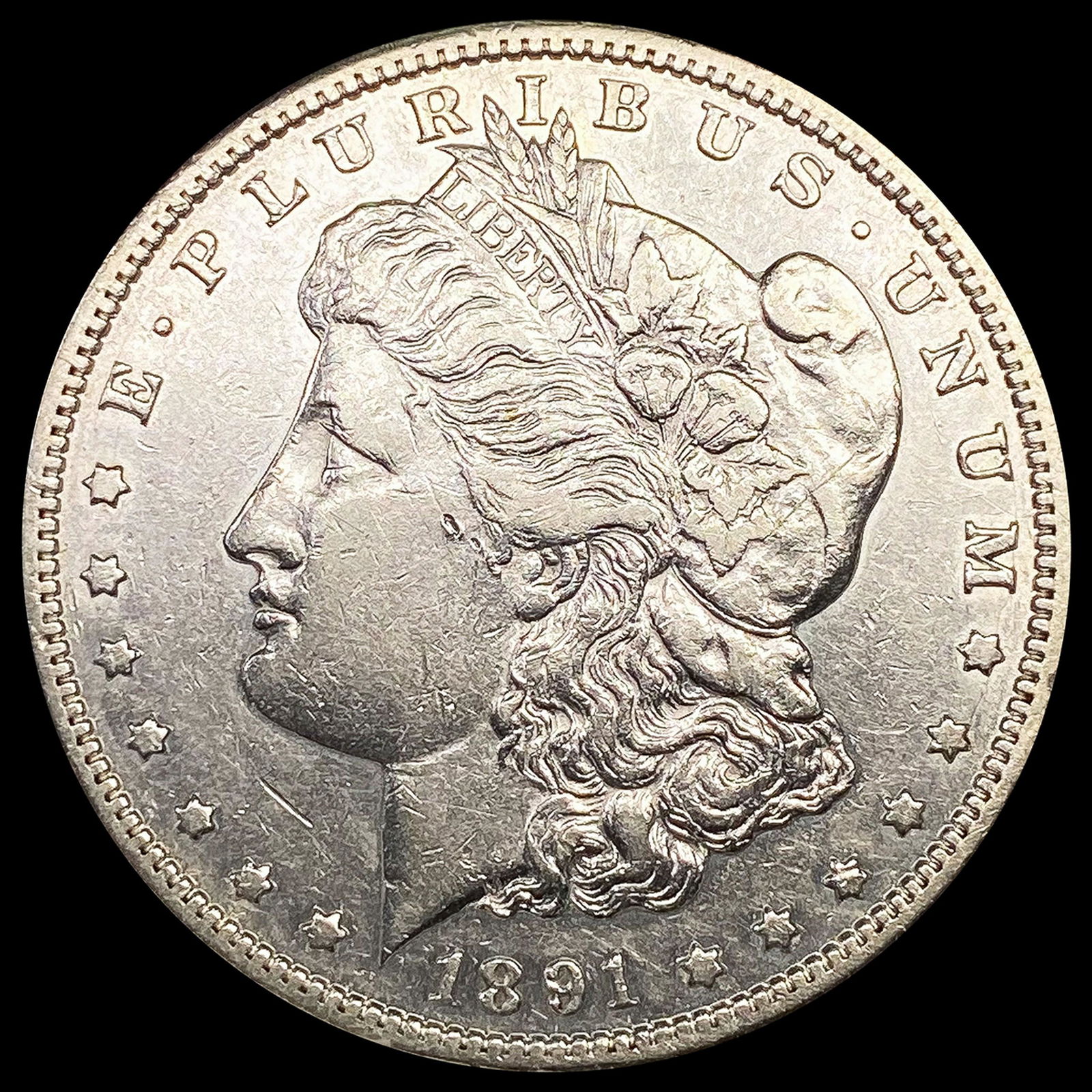 1891-CC Morgan Silver Dollar CLOSELY UNCIRCULATED (1 of 2)