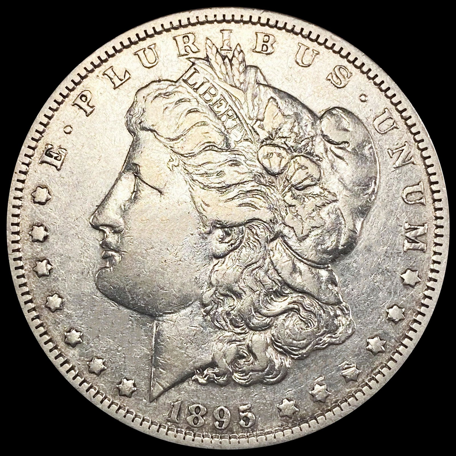 1895-O Morgan Silver Dollar NEARLY UNCIRCULATED (1 of 2)