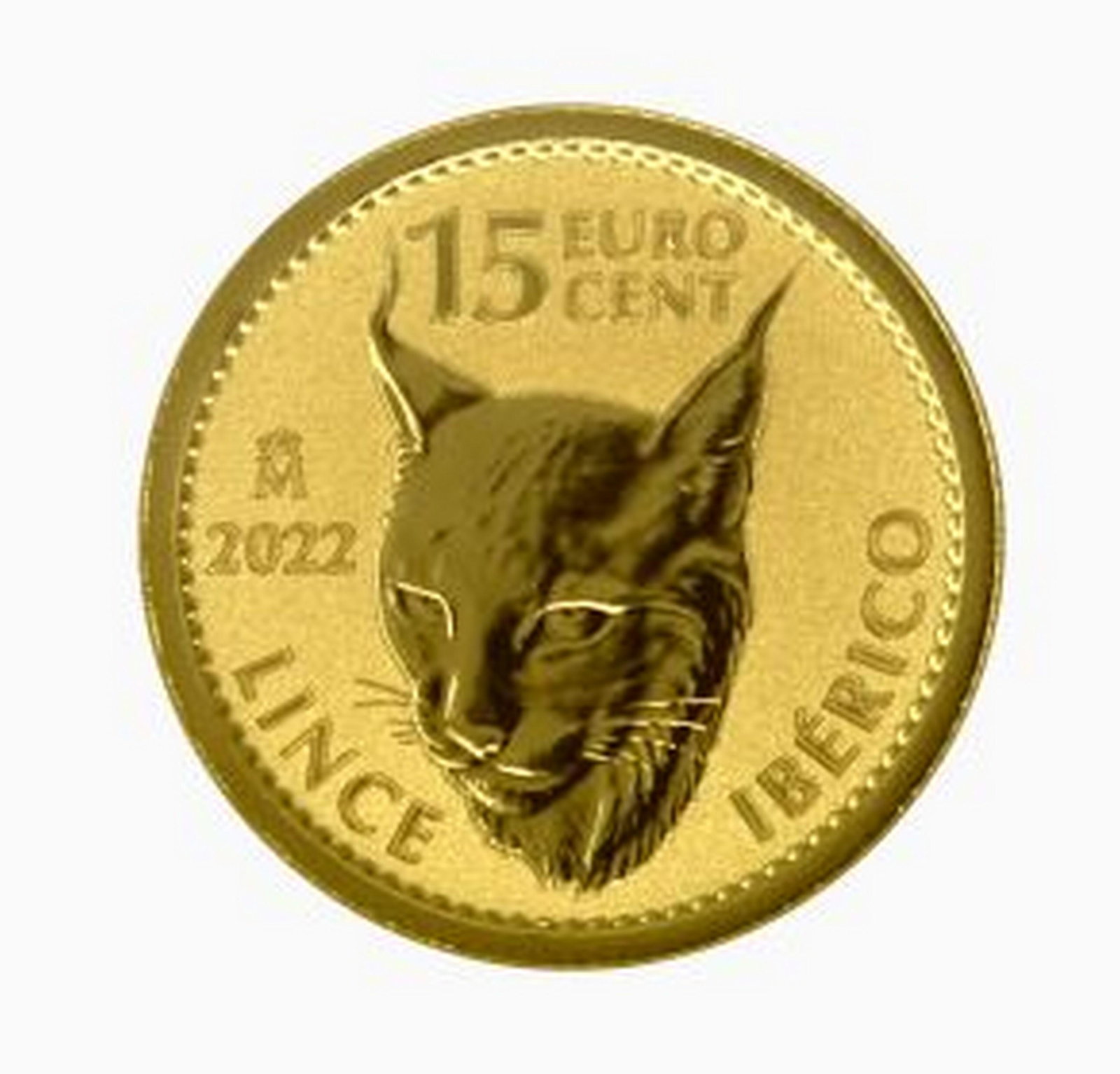 2022 Spanish Doubloon 1/10oz Gold 15 Euro C REV (1 of 2)